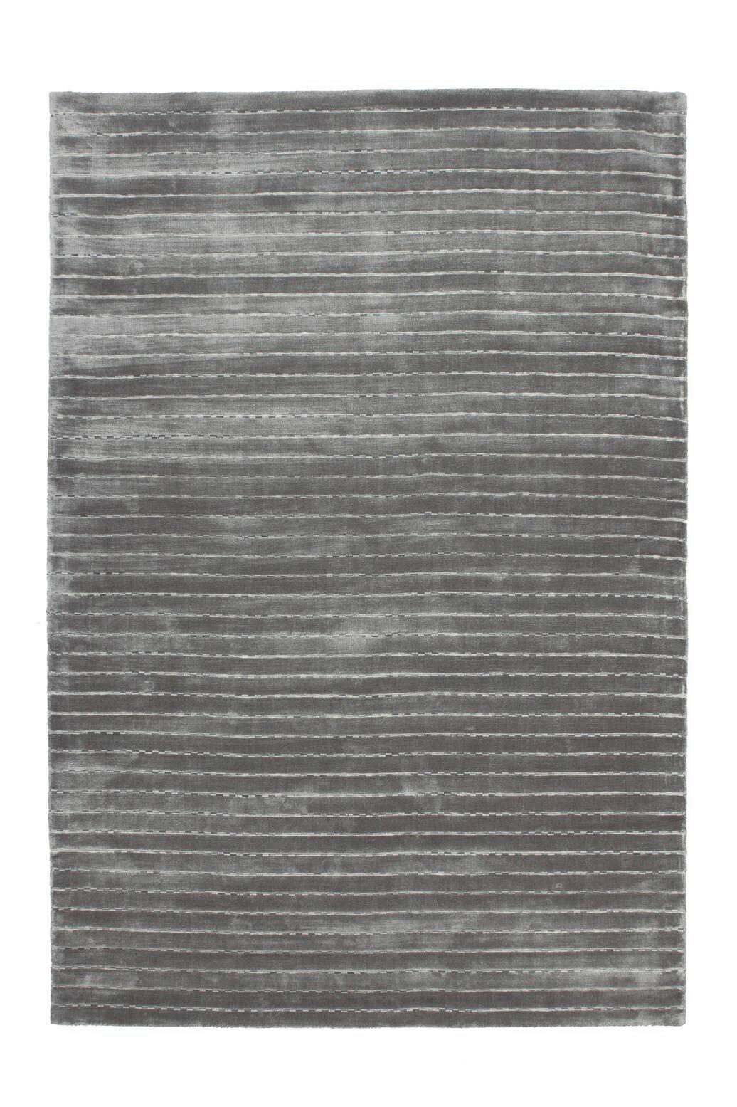 Flachwebeteppich Prime 110 Silber/multi 80x150 - Silberfarben/Multicolor, Basics, Textil (80/150cm) - Kayoom