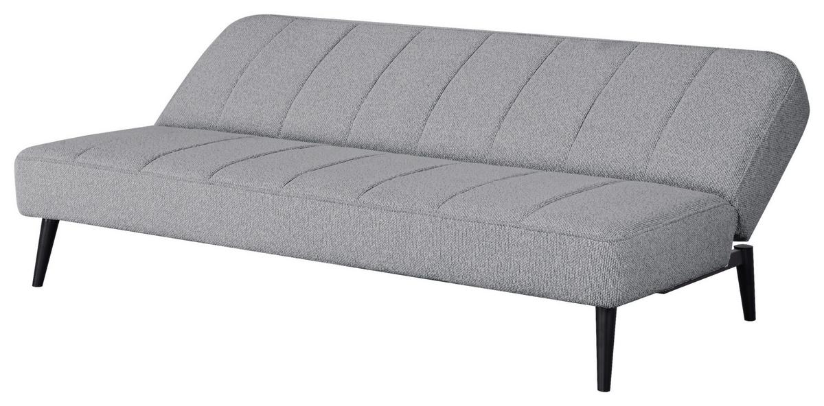 Zofa Lino, Posteljna Funkcija, Siva - siva/črna, Design, tekstil/les (192/82/90cm) - Livetastic