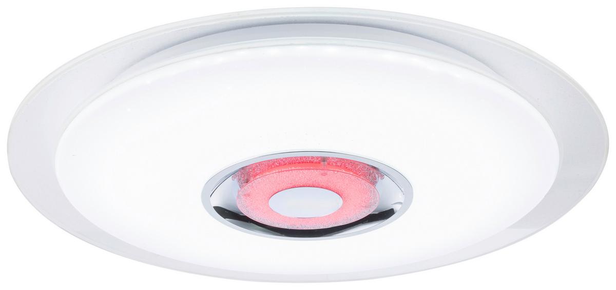 Stropna Led-svetilka Gloria, S Sijalko - bela/opal, Moderno, kovina/umetna masa (47,5/5,7cm)