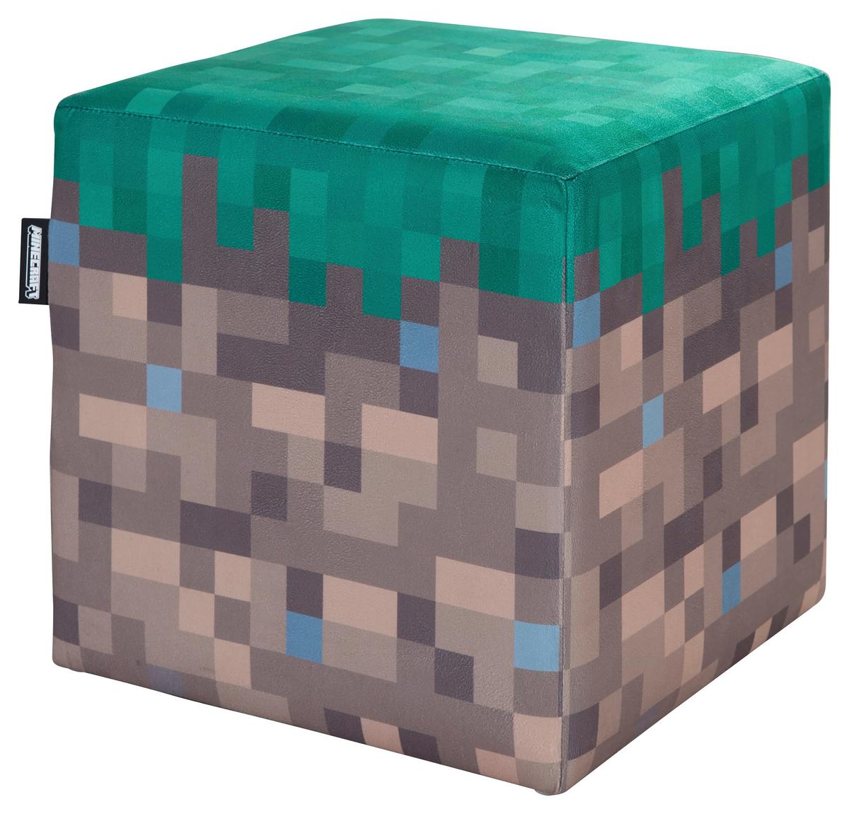 Sitzbox Minecraft 2er-Set ca. 35x35x35 cm - Multicolor, MODERN, Textil (35/35/35cm) - Minecraft