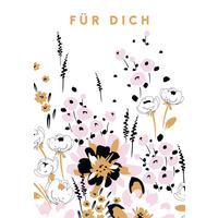 Postkarte Edelschwarz Bunt ca. 17,5x12cm - Basics, Papier (17,5/12cm)