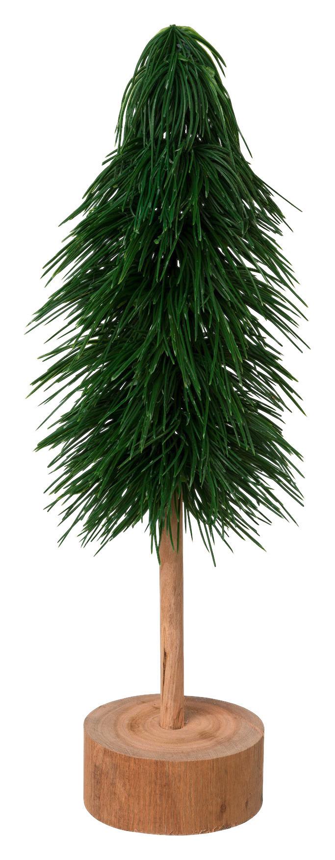Műfenyő Norm - natúr színű/zöld, Basics, műanyag/fa (53cm)