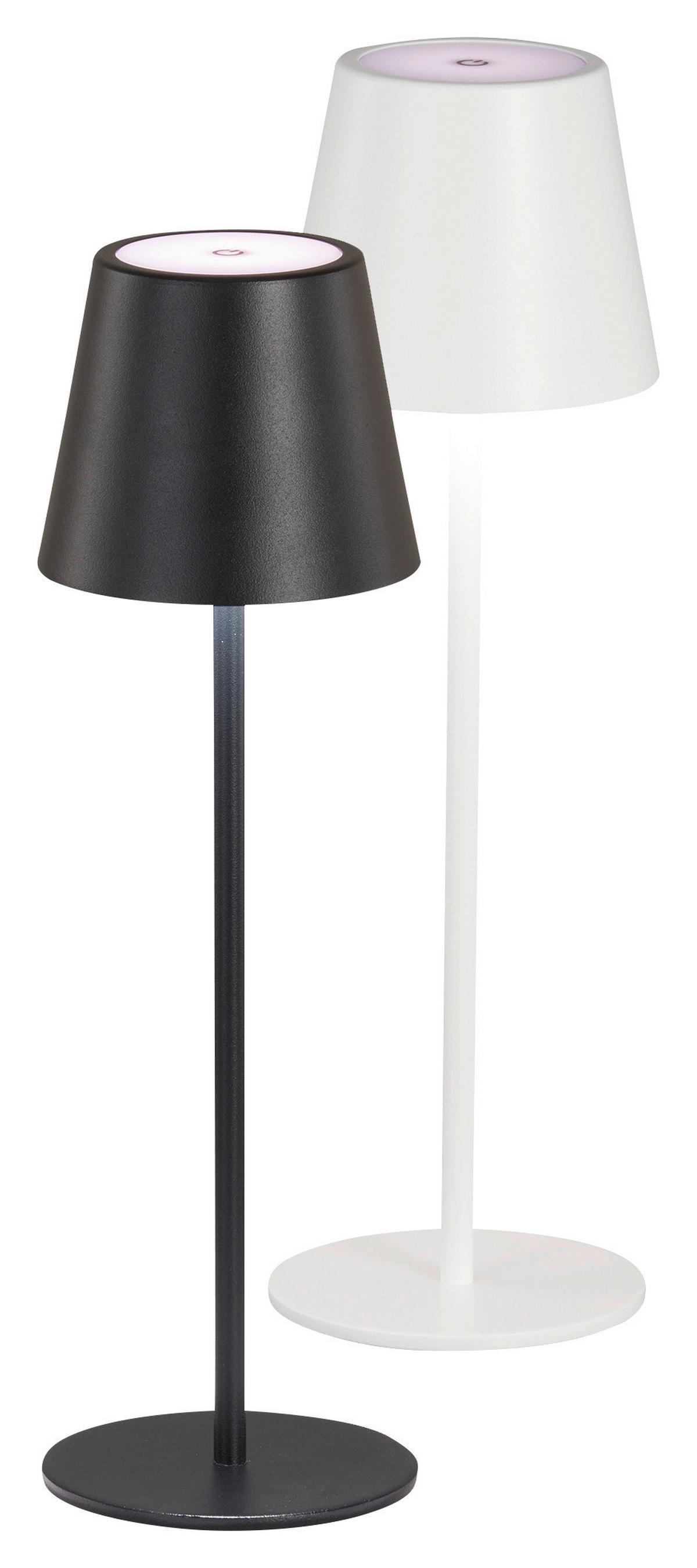 LAMPA STOŁOWA Z AKUMULATOREM 850354 VILETTO - biały/kolor piaskowy, Konventionell, metal (11/36,5cm)