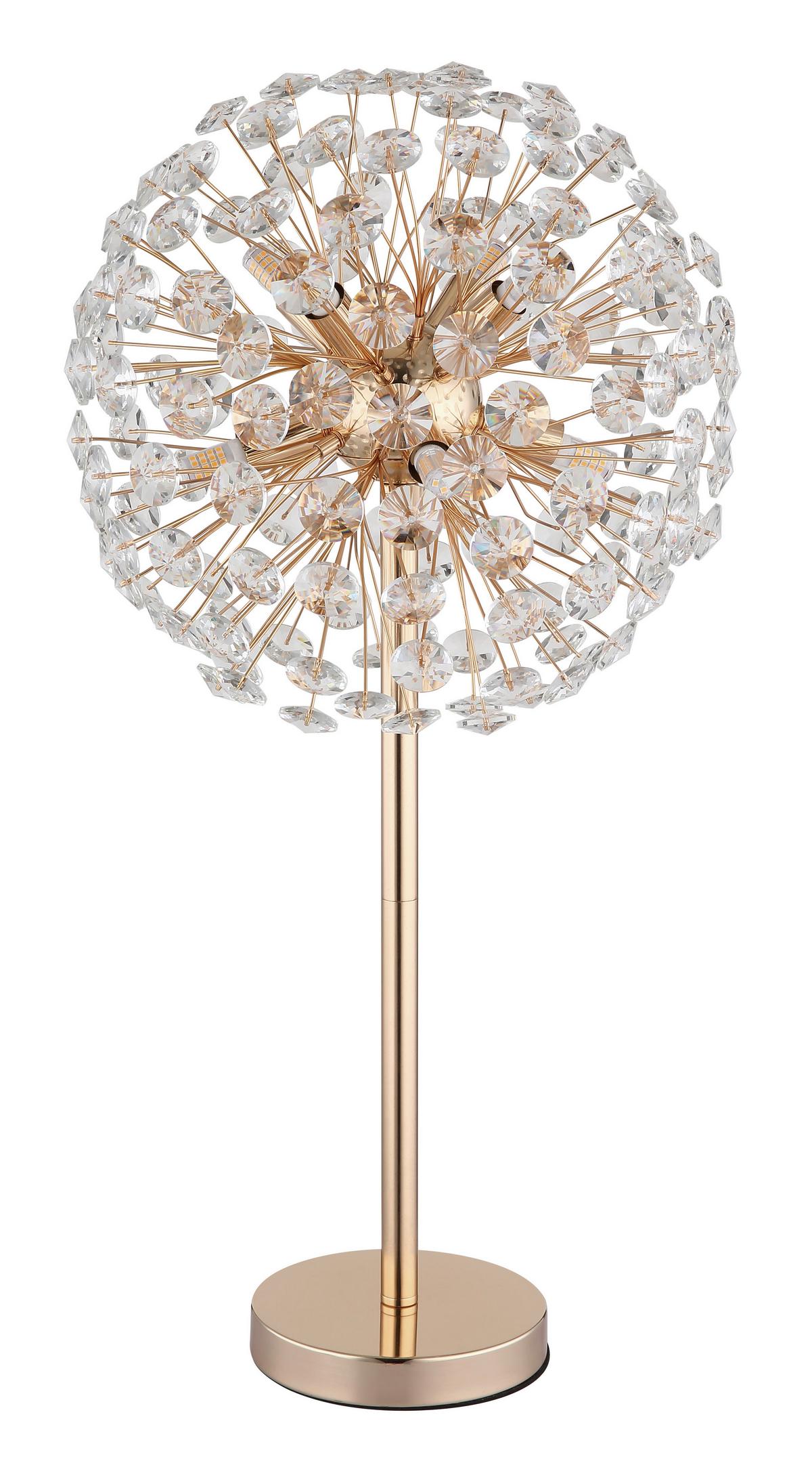 KRISTALL-TISCHLEUCHTE 64135T   KATRINA - Klar/Transparent, Lifestyle, Glas/Kunststoff (35/65cm) - Globo