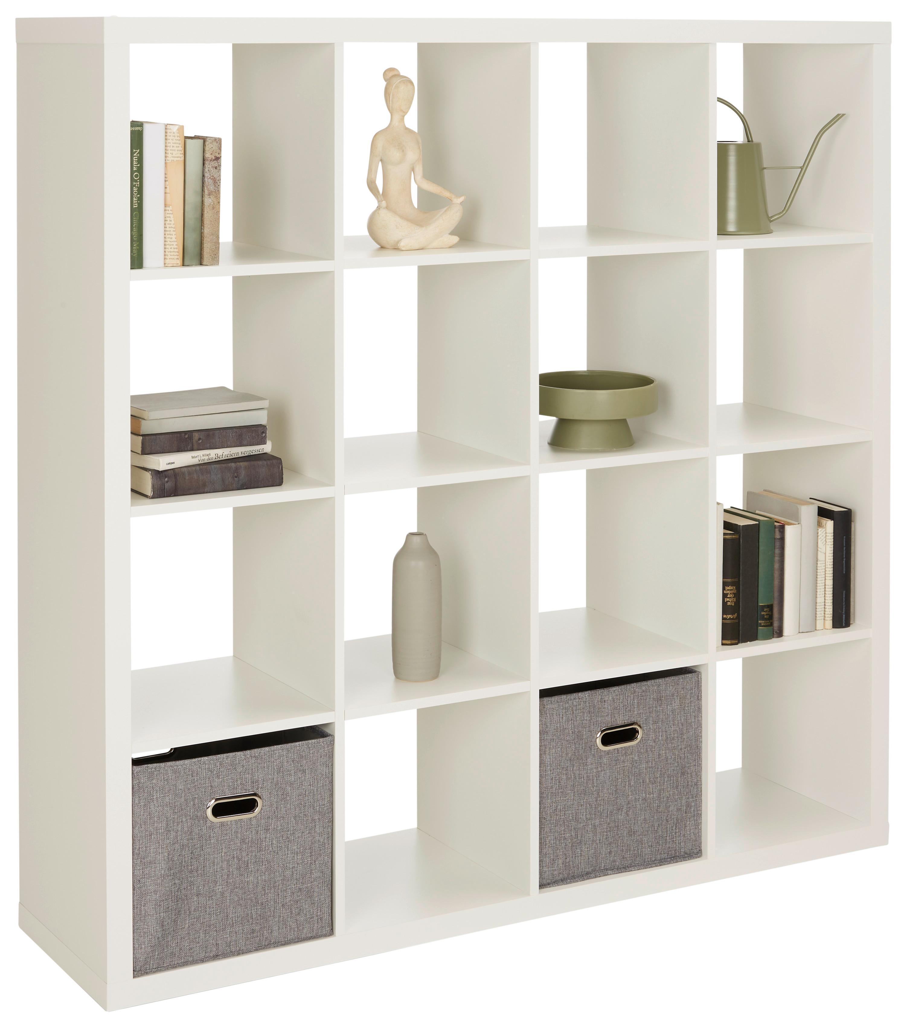 Raumteiler in Weiß - Weiß, KONVENTIONELL, Holzwerkstoff (147/147/38cm) - Mömax