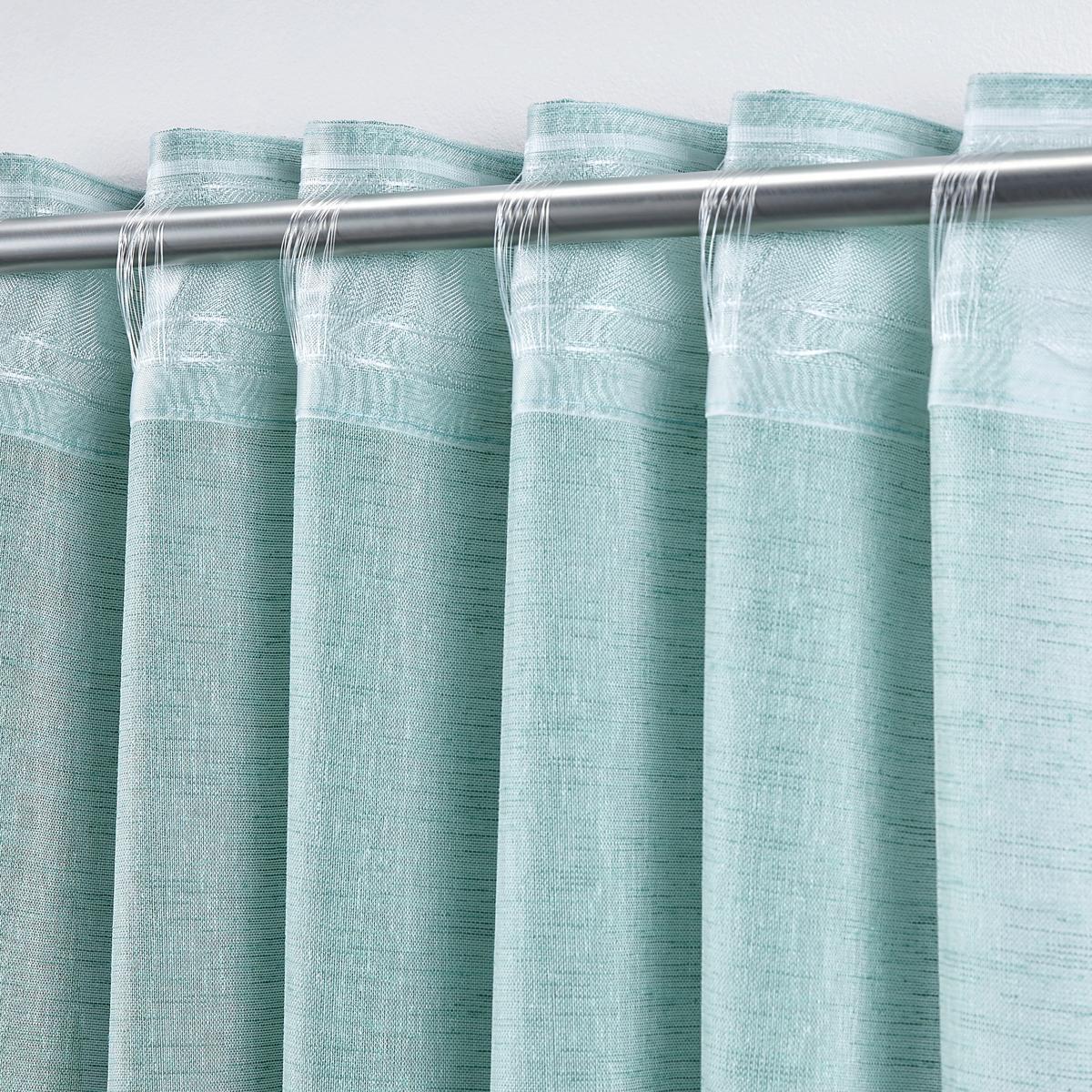 Perdea prefabricată Sigrid - verde, Romantik / Landhaus, textil (140/245cm) - Premium Living