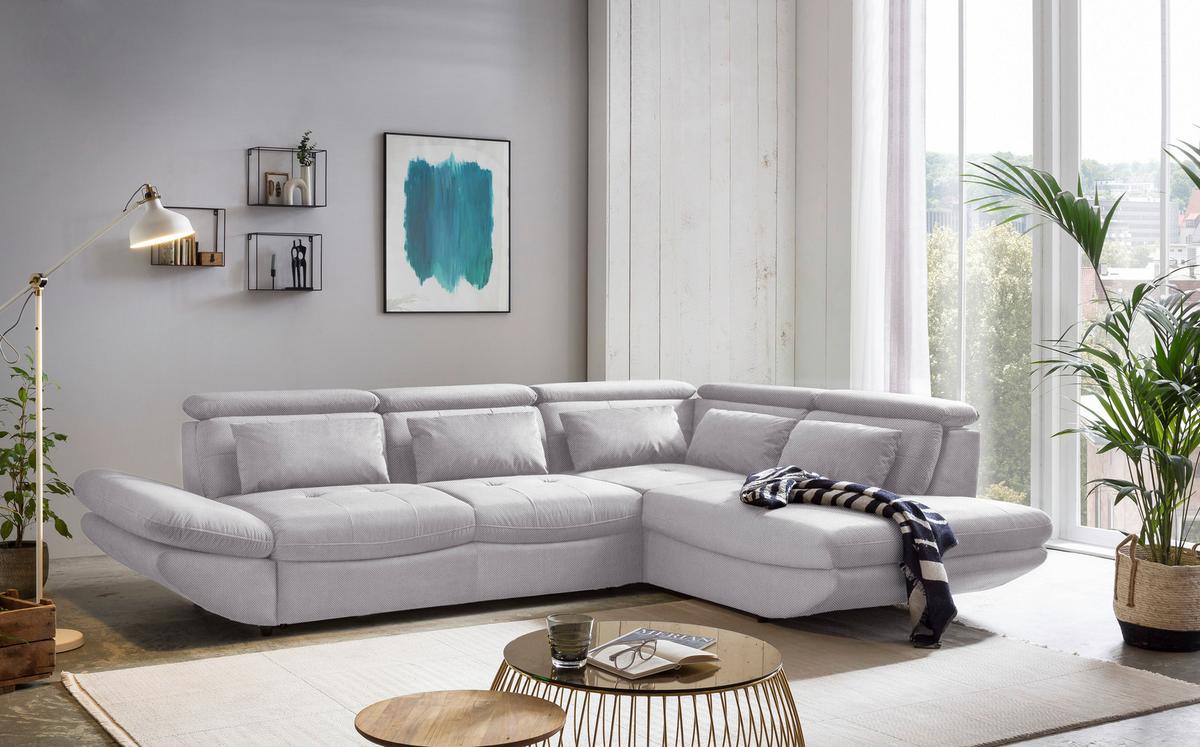 Sarokkanapé Park C724636 - szürke, Modern, textil (311/80/233cm)