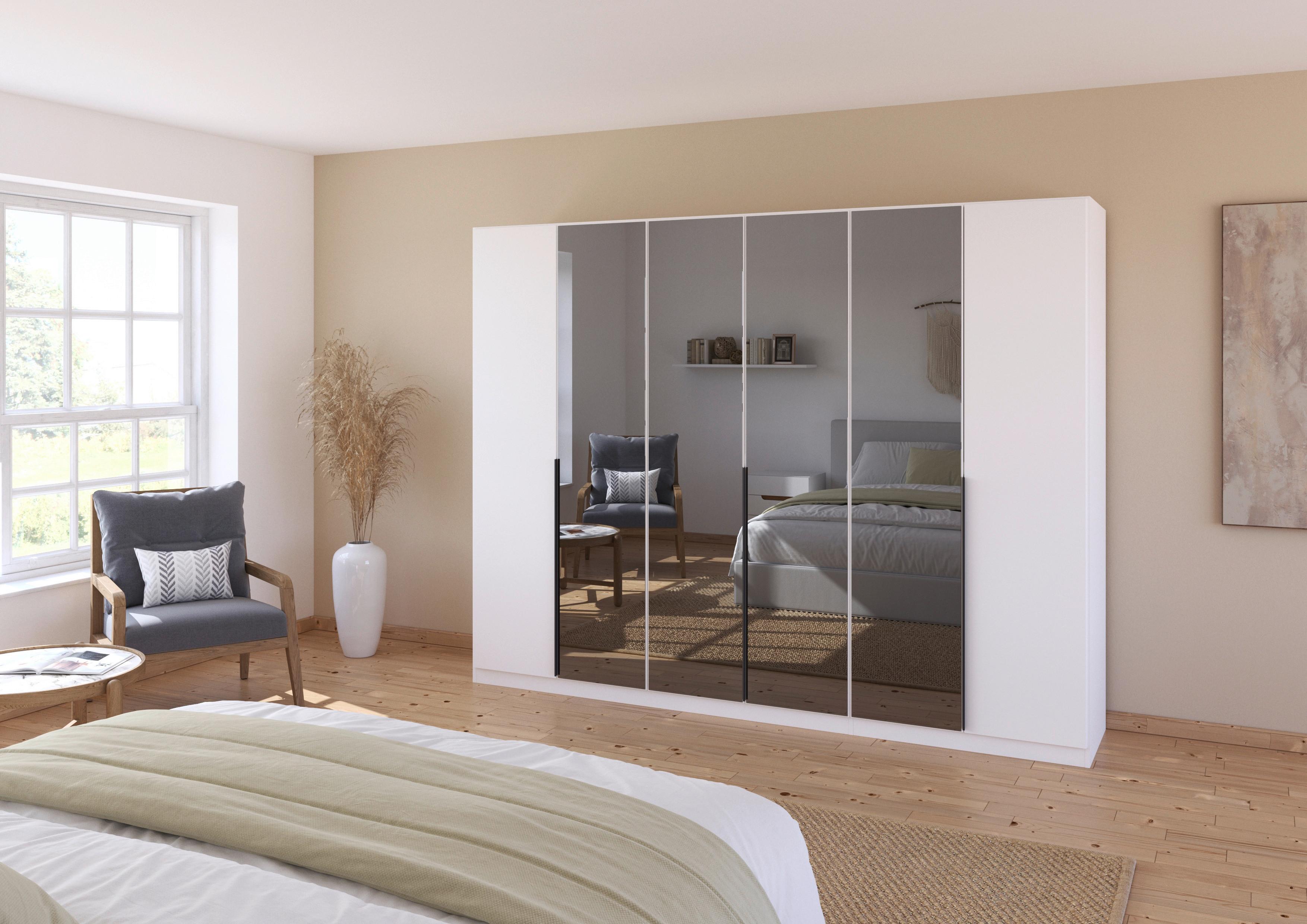 Ormar S Klasičnim Vratima Skyla - bijela, Moderno, drvni materijal/metal (271/210/54cm) - Modern Living