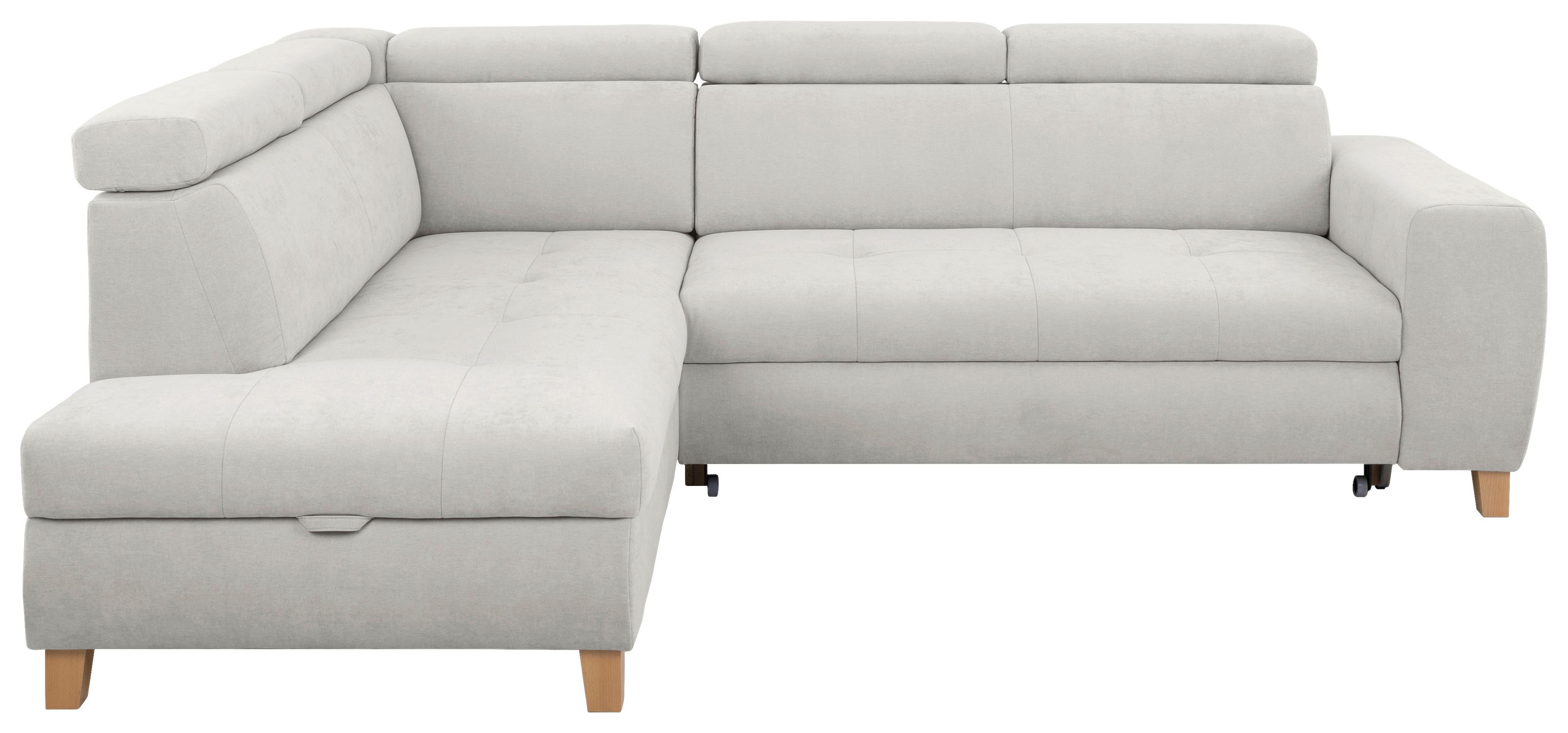 Kutna Garnitura Lugo - svijetlo siva, Moderno, drvo/metal (205/98/266cm) - Modern Living