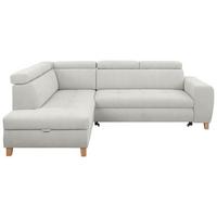 Kutna Garnitura Lugo - svijetlo siva, Moderno, drvo/metal (205/98/266cm) - Modern Living