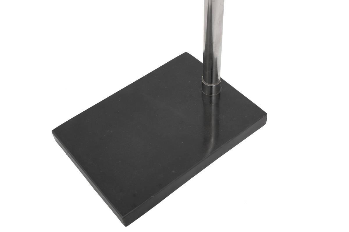Stehleuchte Stehlampe Celeste 125 - Silberfarben/Schwarz, Trend, Kunststoff/Stein (58/138/18cm) - Kayoom
