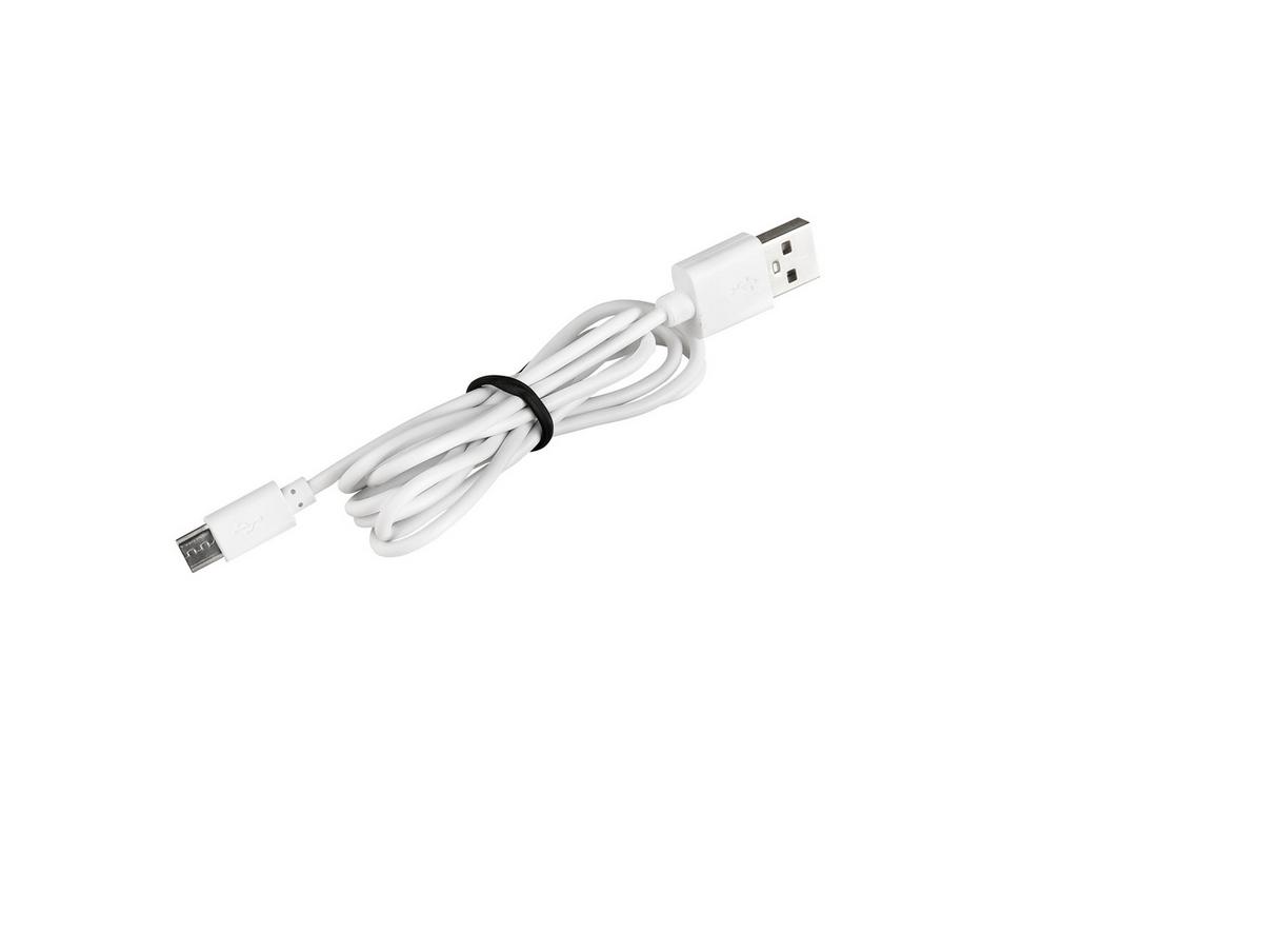 Led-svetilka S Sponko Luli, Bela, Zatemnitvena - bela, Romantika, umetna masa (11/12/42cm) - Modern Living