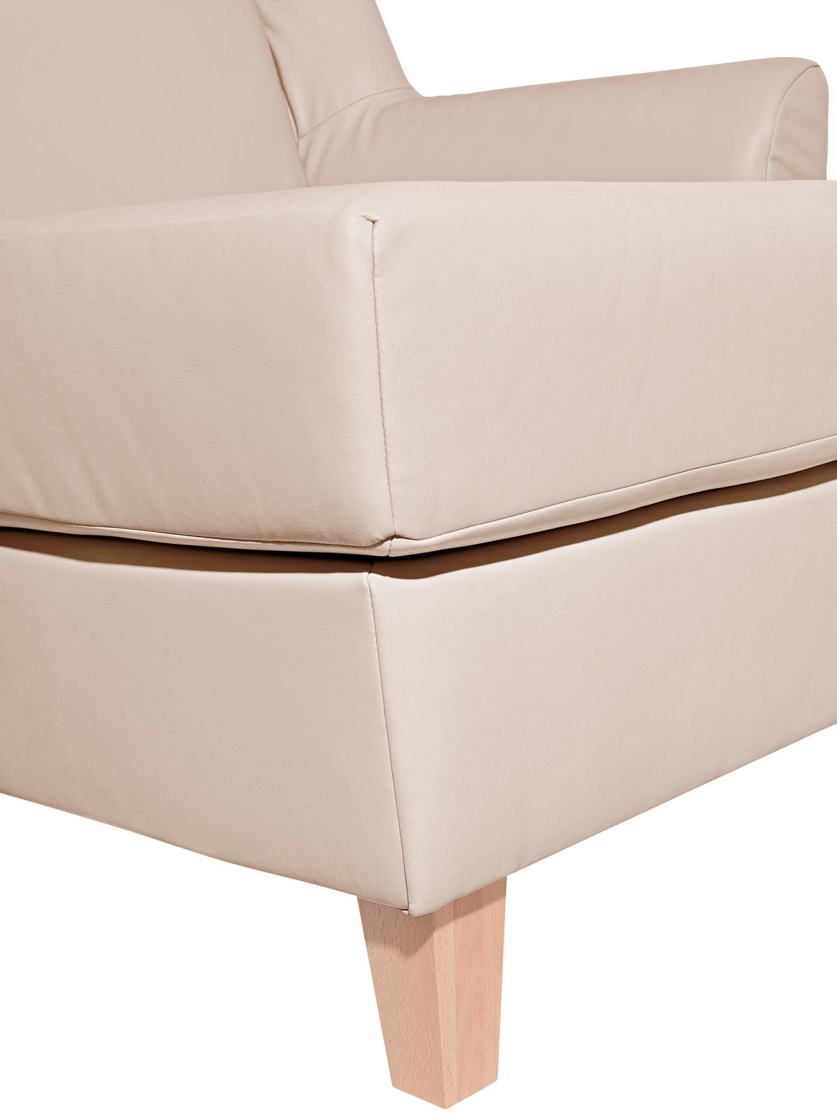 XXL-SESSEL JUDITH - Beige/Naturfarben, MODERN, Holz/Holzwerkstoff (136/107/142cm) - Max Winzer