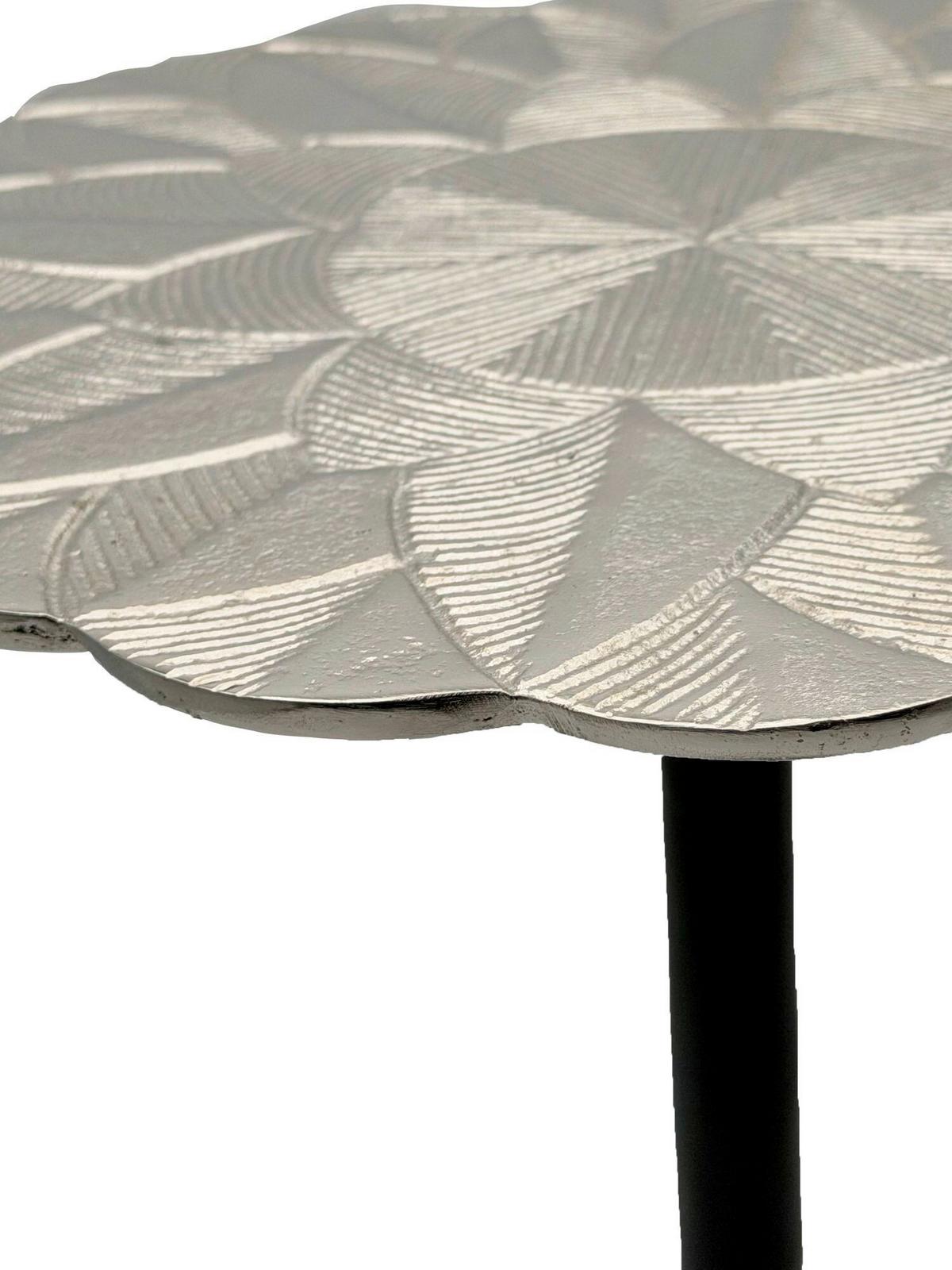 BEISTELLTISCH WL7.495 - Silberfarben, Design, Metall (29/54/29cm) - Livetastic