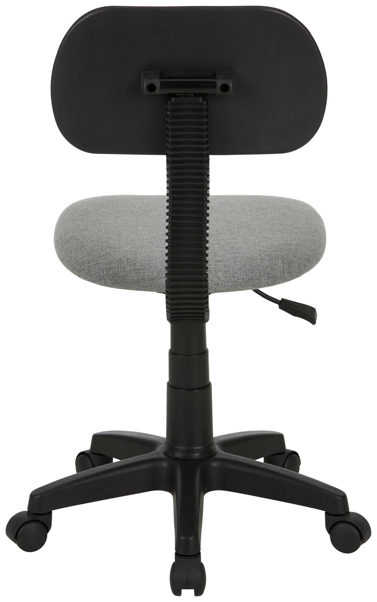 Drehstuhl in Grau/Schwarz - Schwarz/Grau, KONVENTIONELL, Kunststoff/Textil (48/78-85/50cm) - Based