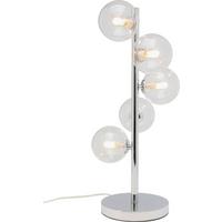 LAMPA STOŁOWA 58146 SCALA BALLS - kolor srebrny, Trend, metal/szkło (22/53,5/22cm) - Kare-Design