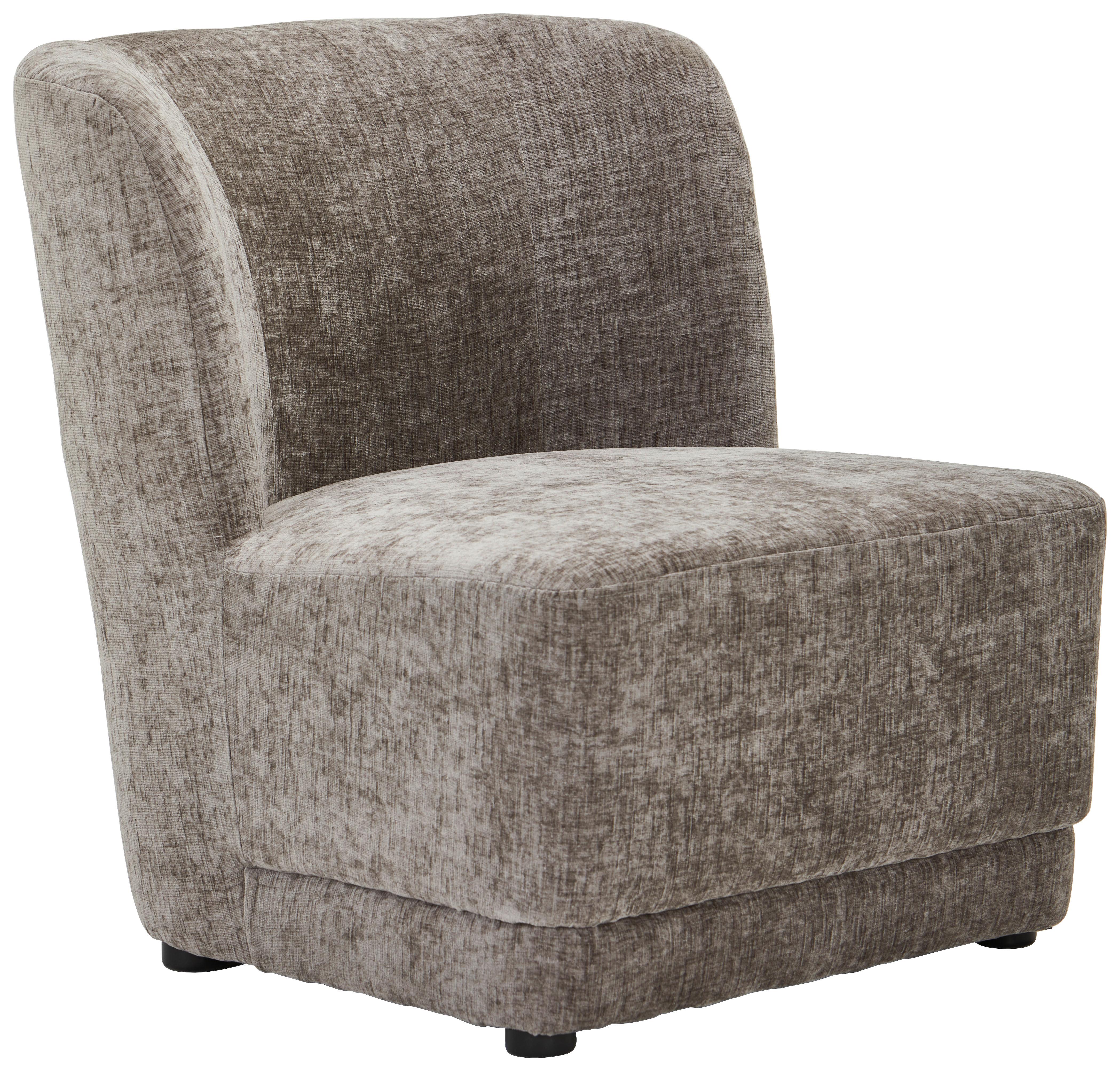 FOTEL POLSTER - szary, Design, drewno/tkanina (64/71/73cm) - MID.YOU