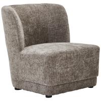 FOTEL POLSTER - szary, Design, drewno/tkanina (64/71/73cm) - MID.YOU