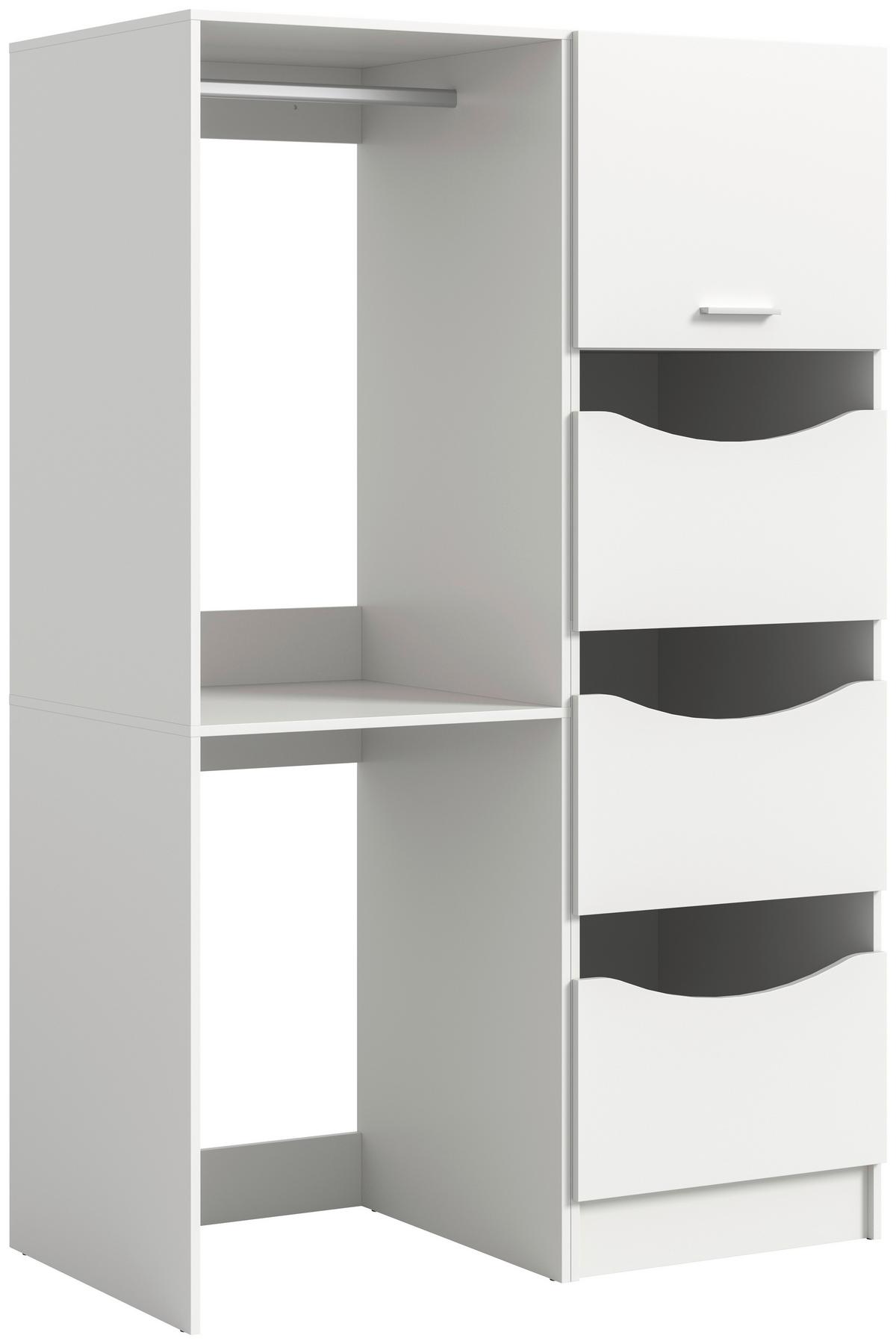 Hauswirtschaftsraum Free Weiß - Weiß, Basics, Holzwerkstoff (116/195/68cm) - MID.YOU