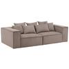 2-SITZER-SOFA GILLHOLMEN - Braun, Design, Holz/Kunststoff (232/80/116cm) - Livetastic