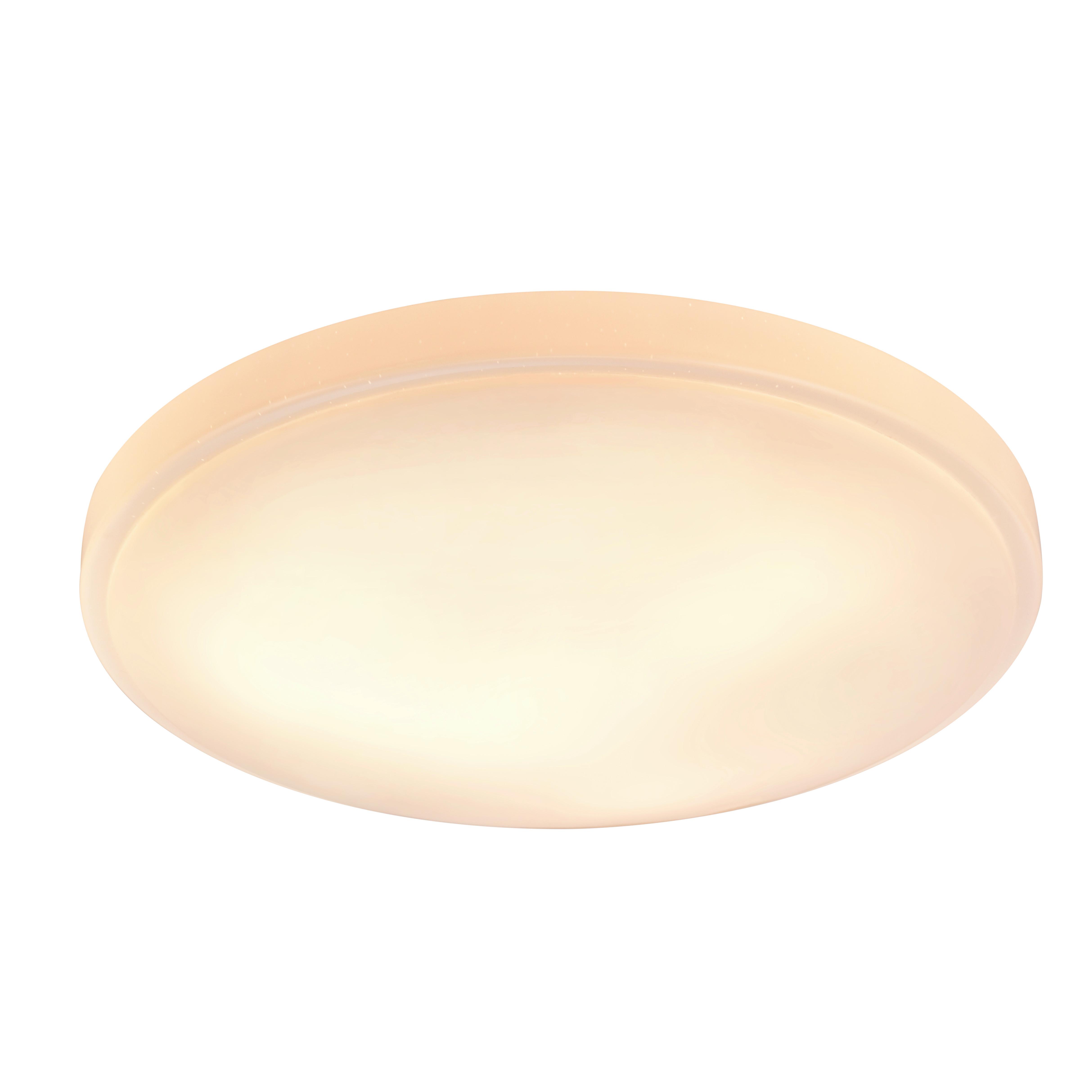 LAMPA SUFITOWA NORMA - opal, Konventionell, tworzywo sztuczne/metal (30cm) - Modern Living