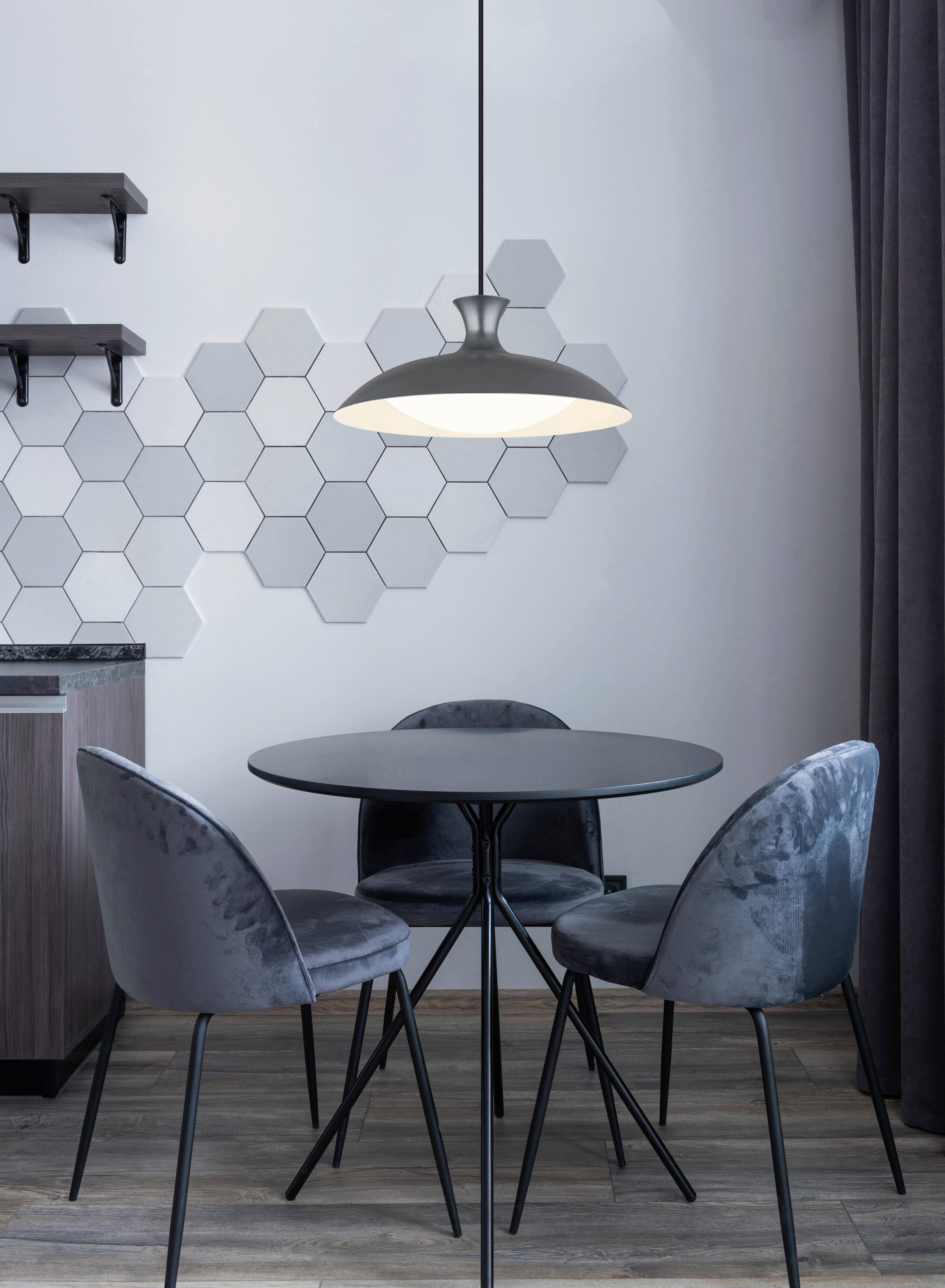 LED-HÄNGELEUCHTE 15781G  ROCHA - Weiss/Opal, Konventionell, Kunststoff/Metall (40/150cm) - Globo