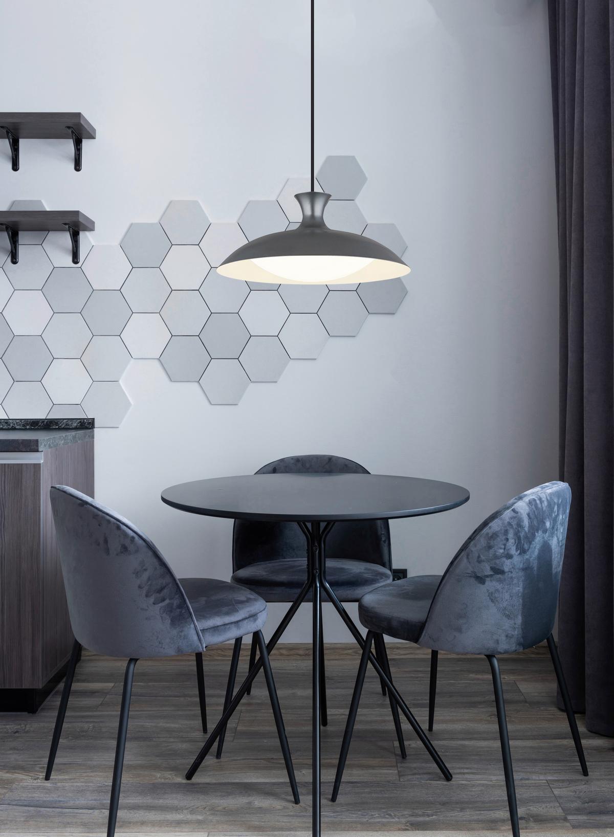 LED-HÄNGELEUCHTE 15781G  ROCHA - Weiss/Opal, Konventionell, Kunststoff/Metall (40/150cm) - Globo