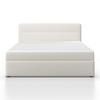 Boxbett Marco Creme ca. 180x200 cm - svart/cremefärgad, Modern, trä/textil (180/200cm) - Bessagi Home