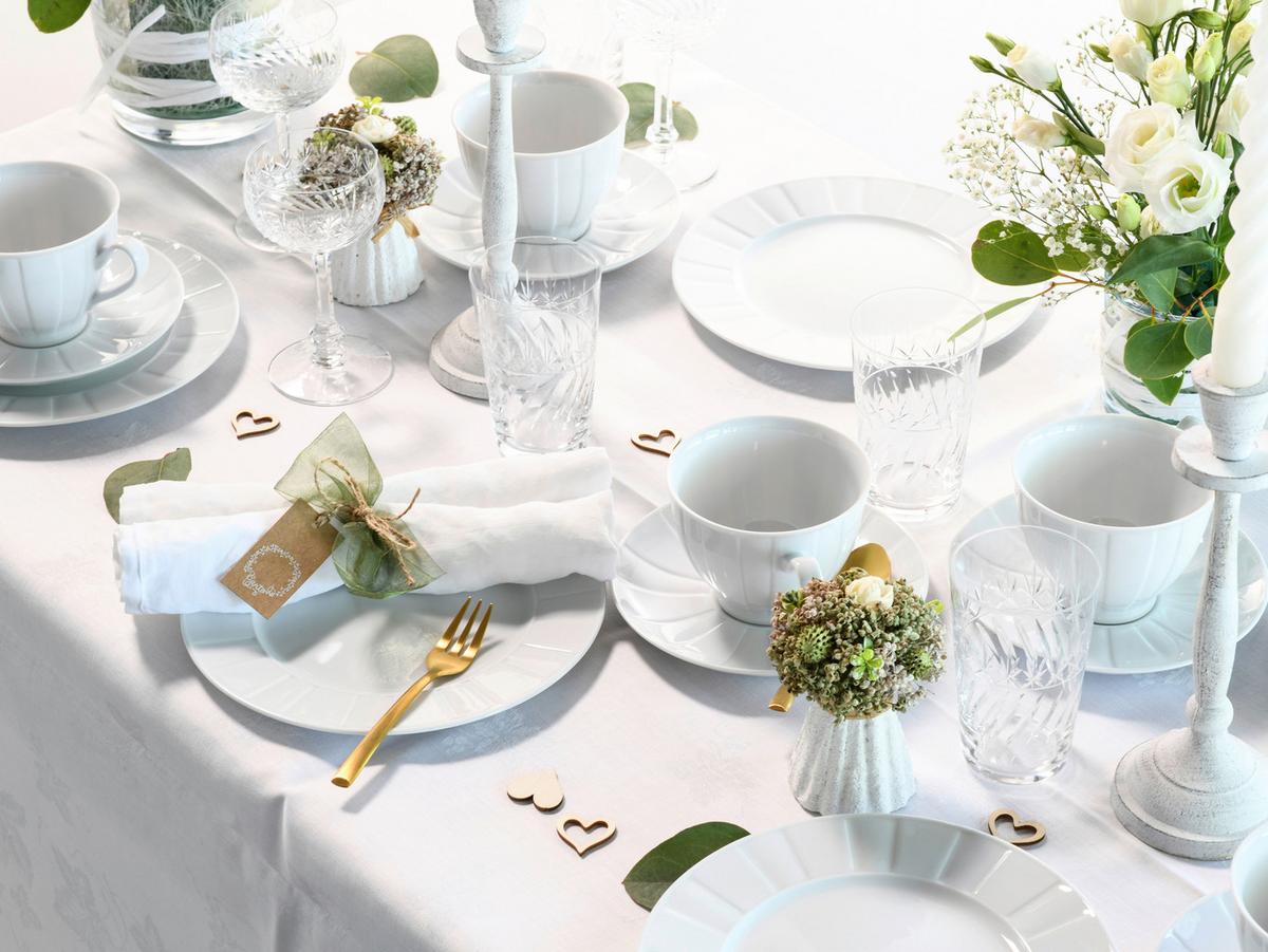 Kavni Servis Barcelona, 18-Delni - bela, Basics, keramika - Creatable