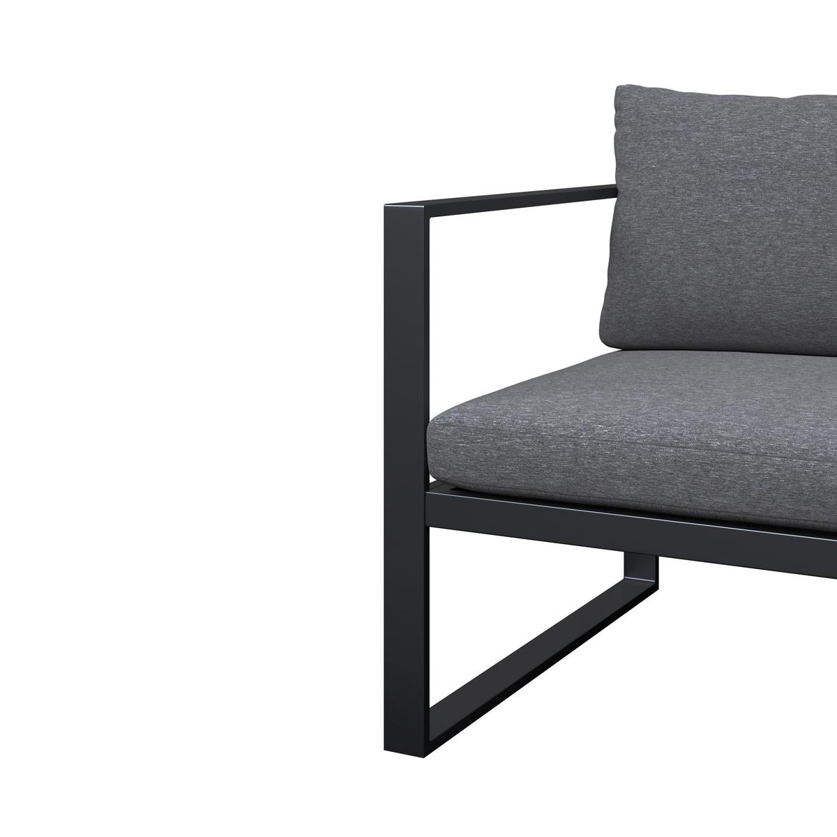 Set grădină Aurelia - antracit, Modern, sticlă/metal - Mömax