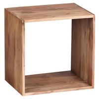 Regal Mumbai aus Akazie - Akaziefarben, MODERN, Holz (43,5/43,5/33cm) - MID.YOU