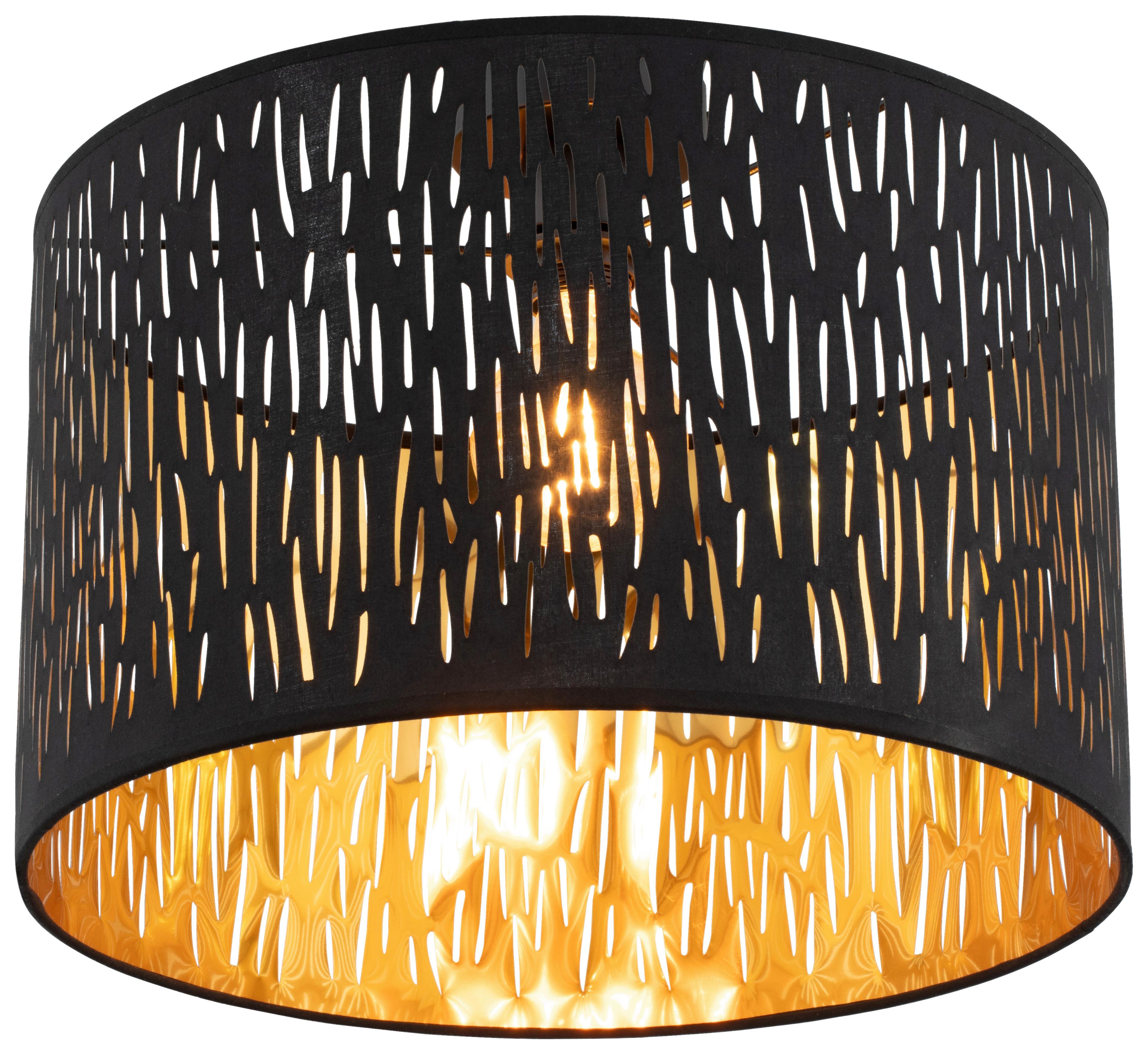 LAMPA SUFITOWA PANJA - czarny, Trend, tworzywo sztuczne/metal (40/30cm) - Novel