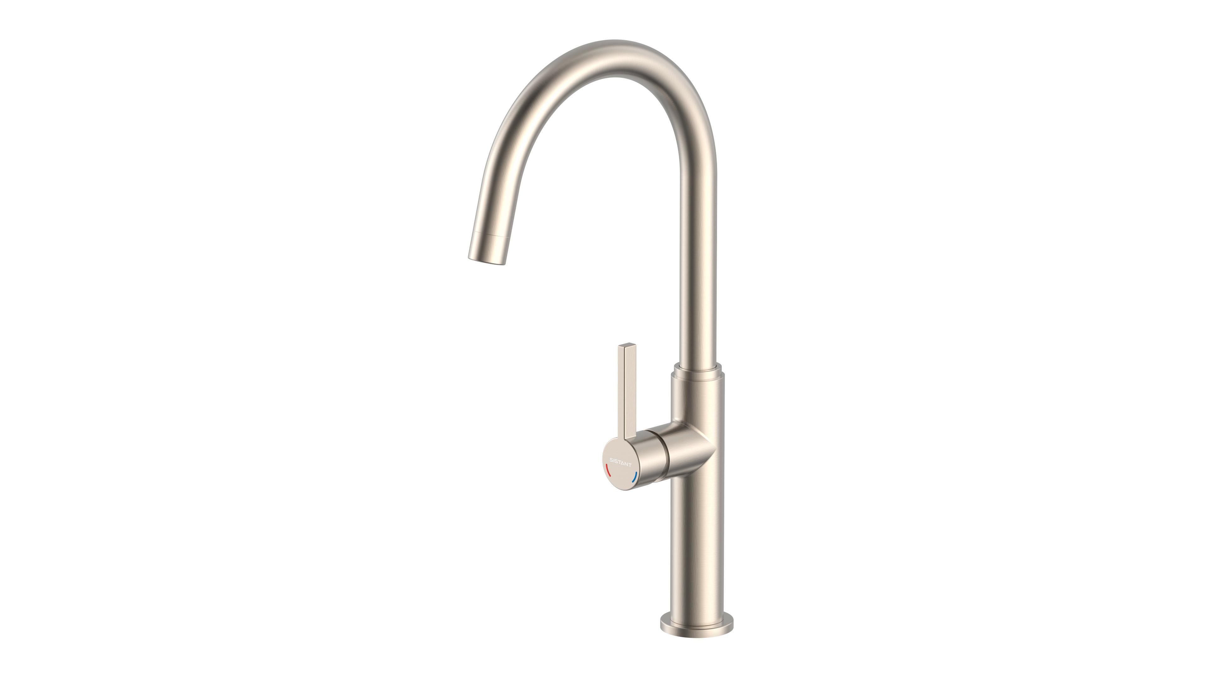 Küchenarmatur Sistant Glasglow in Edelstahl - Edelstahlfarben, Basics, Metall (41cm) - Sistant