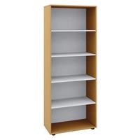 Večnamenska Omara Vandol, Barva Bukve - črna/barve bukve, Design, umetna masa/leseni material (70/178/37cm) - MID.YOU