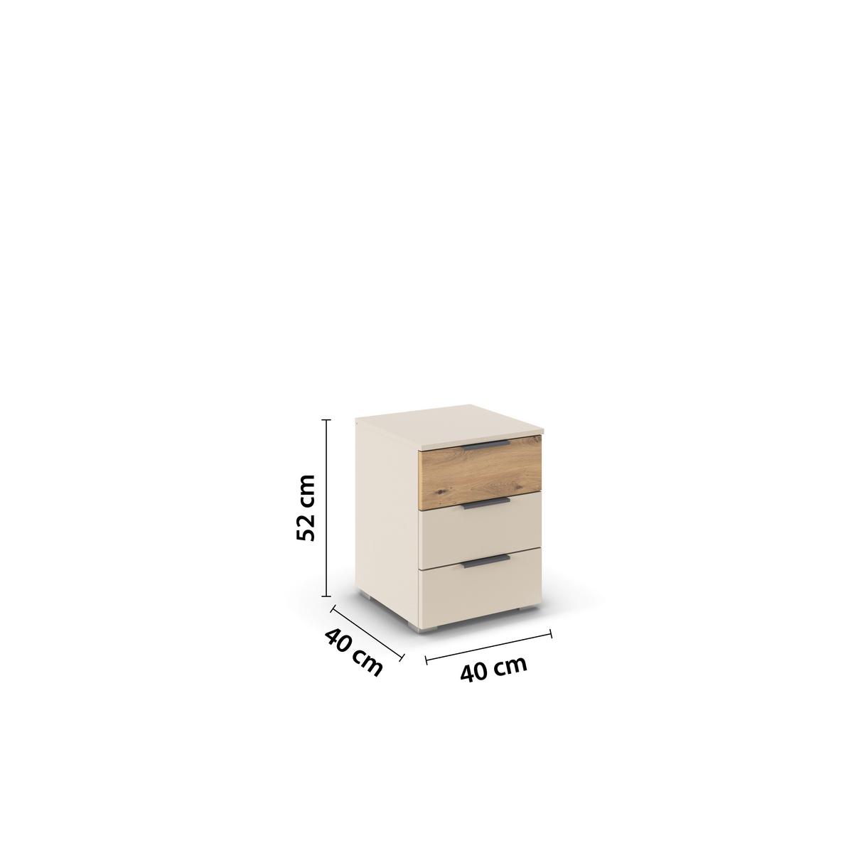 NOPTIERA ELLMAU - stejar Artisan/șampanie, Konventionell, material pe bază de lemn (40/52/40cm) - Premium Living