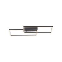 LAMPA SUFITOWA LED 14140-18 IVEN - czarny, Design, tworzywo sztuczne/metal (60,5/32,5/6,5cm)