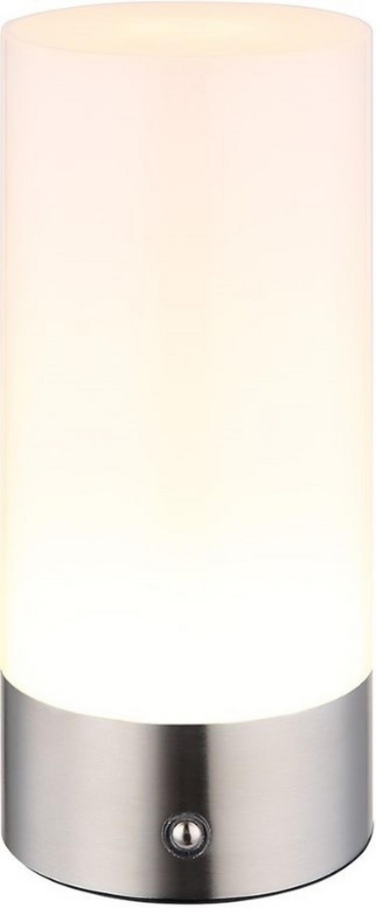 Svjetiljka Stolna Klein - boje nikla/opalna, Konvencionalno, metal/plastika (8,8/19cm) - Mömax