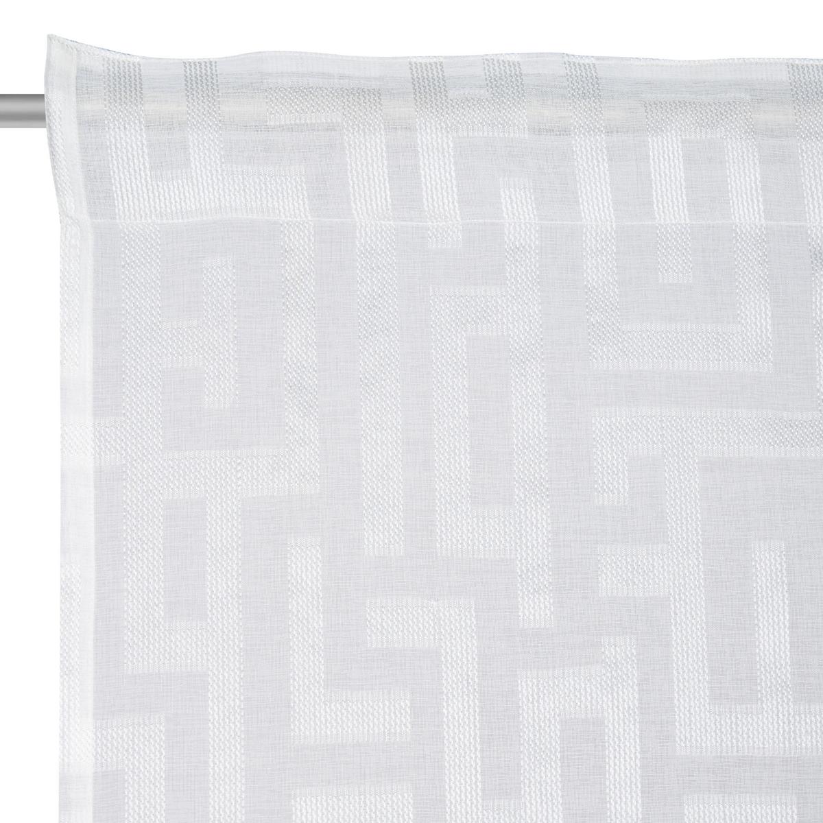 ZASŁONA GOTOWA JANNIS - biały, Konventionell, tkanina (135/245cm) - Esposa
