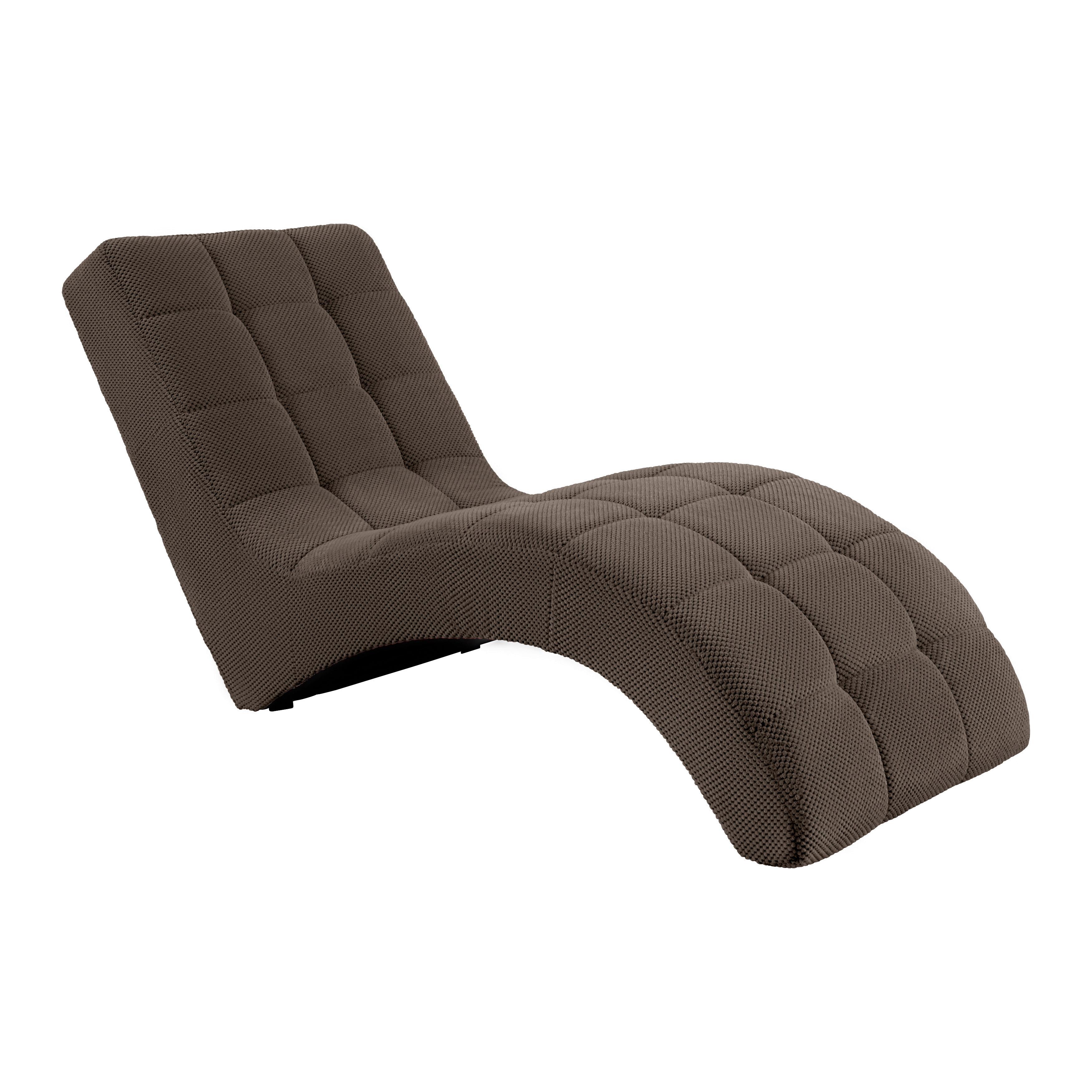 Liege Laguna Braun - Schwarz/Braun, MODERN, Kunststoff/Textil (68/80/167cm) - Mömax