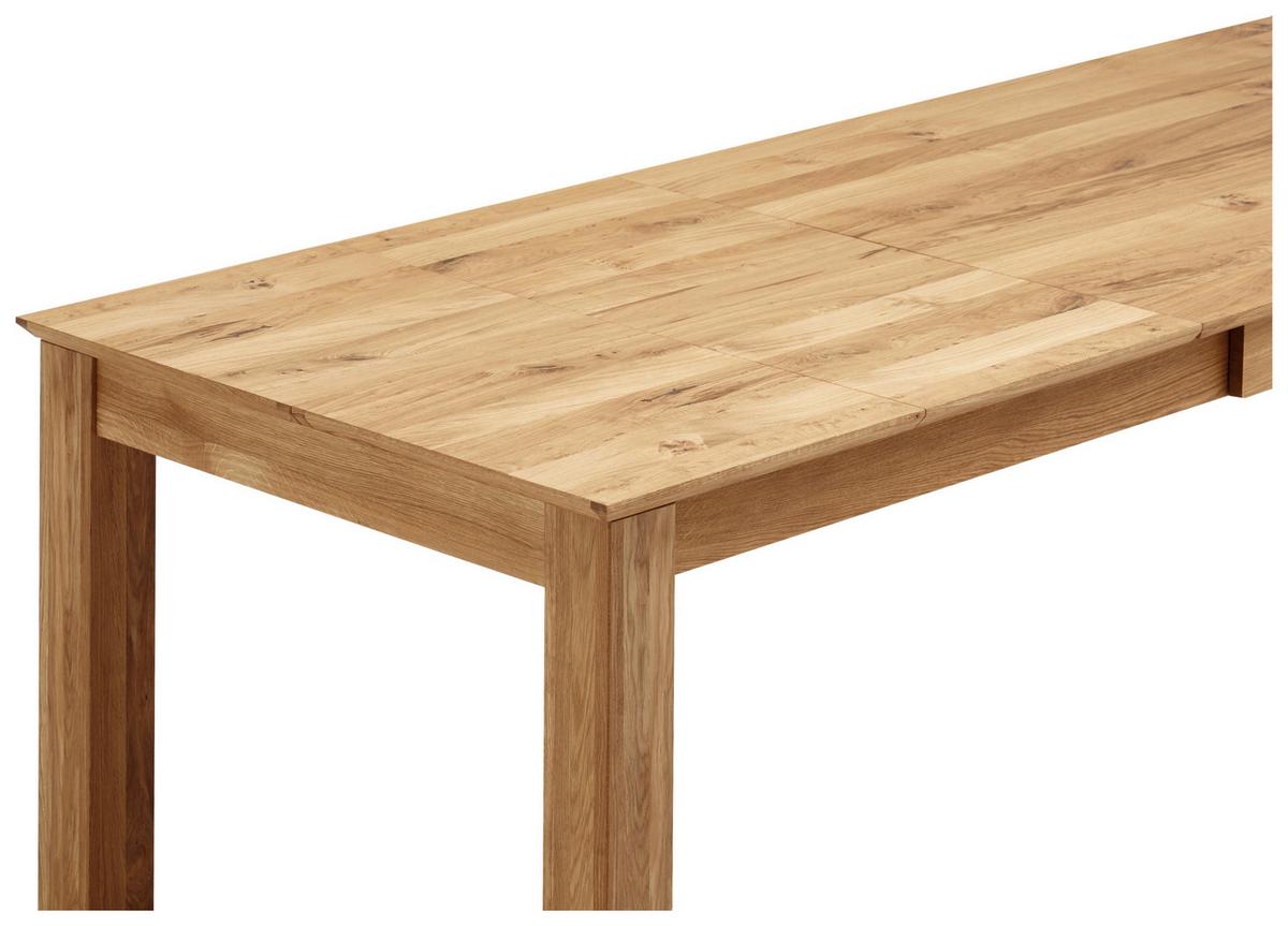STÓŁ DO JADALNI FAMILIA - kolor dębowy, Konventionell, drewno (160-260/100/76cm) - Linea Natura