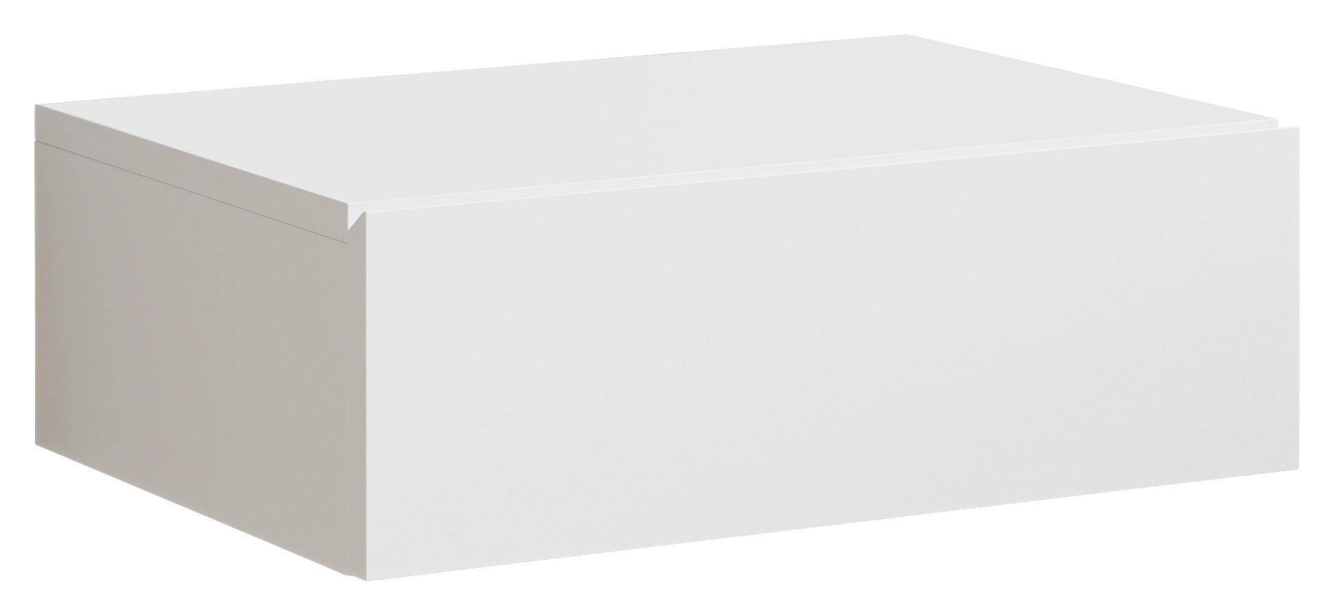 SZAFKA NOCNA TAJO - biały, Modern, materiał drewnopochodny (42/14/30cm) - Livetastic