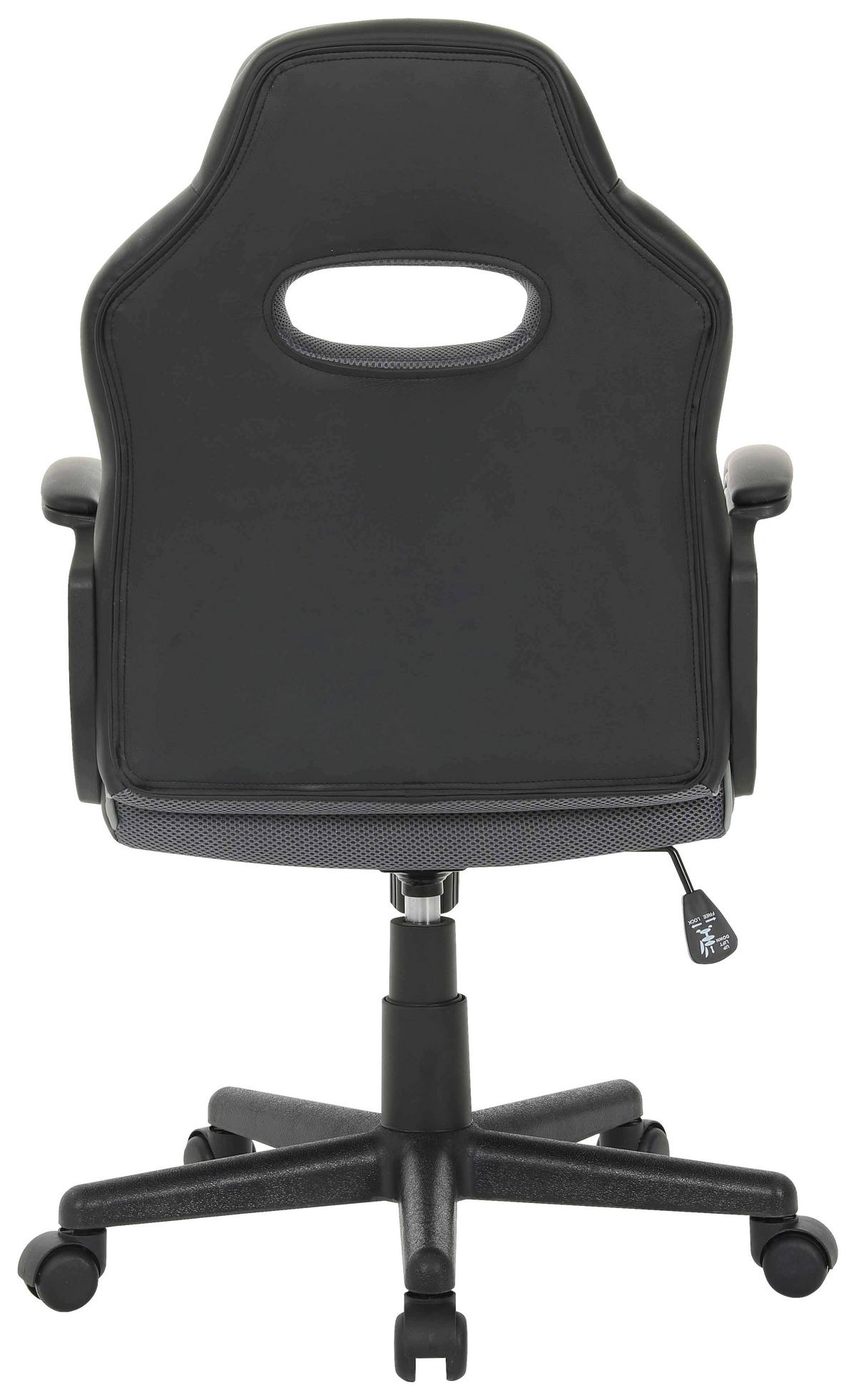 DREHSTUHL THEA - Schwarz/Grau, Design, Holz/Kunststoff (57,5/94/104/60,5cm) - Mömax