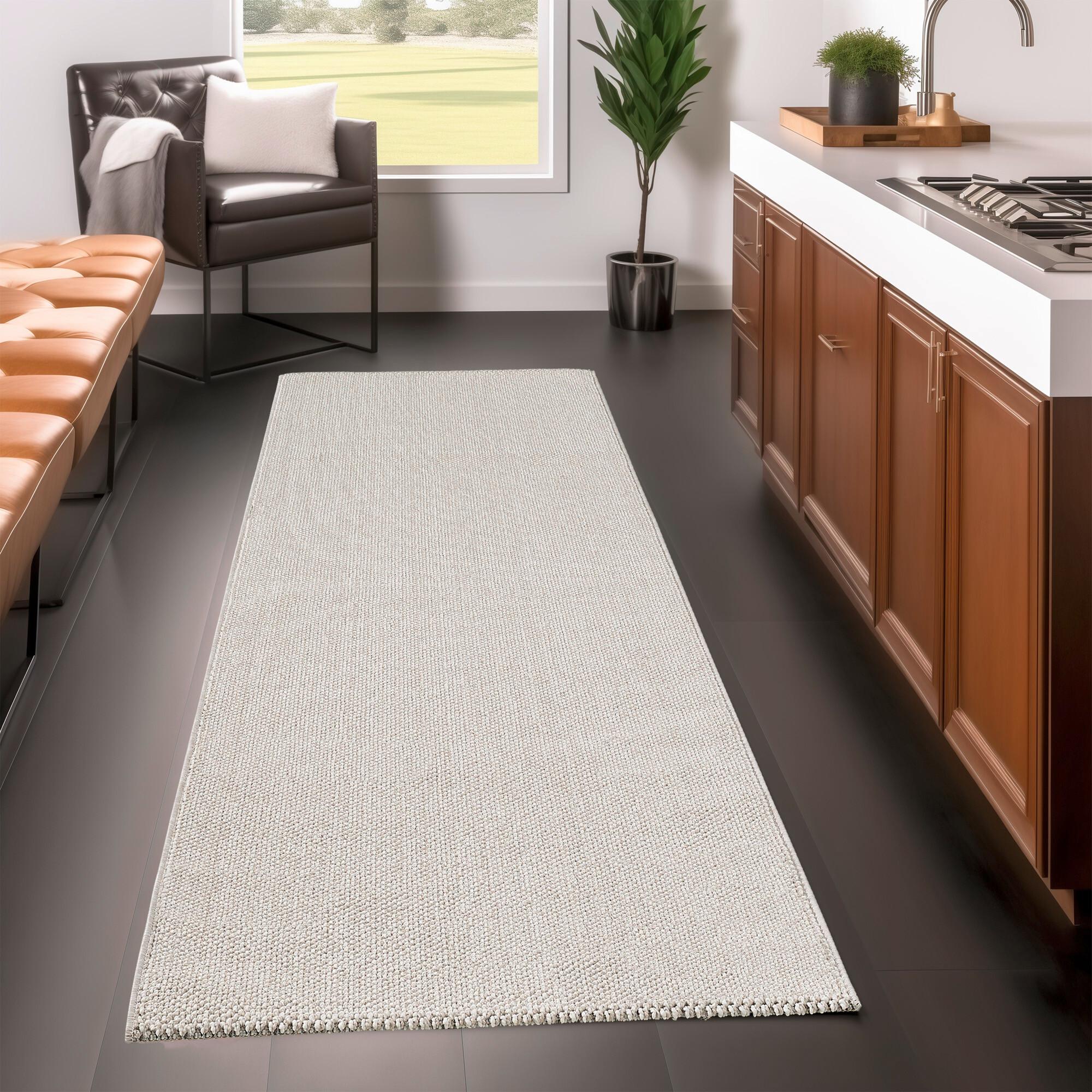 Läufer Loom Creme ca. 80x250cm - Creme, Basics, Textil (80/250cm) - Novel