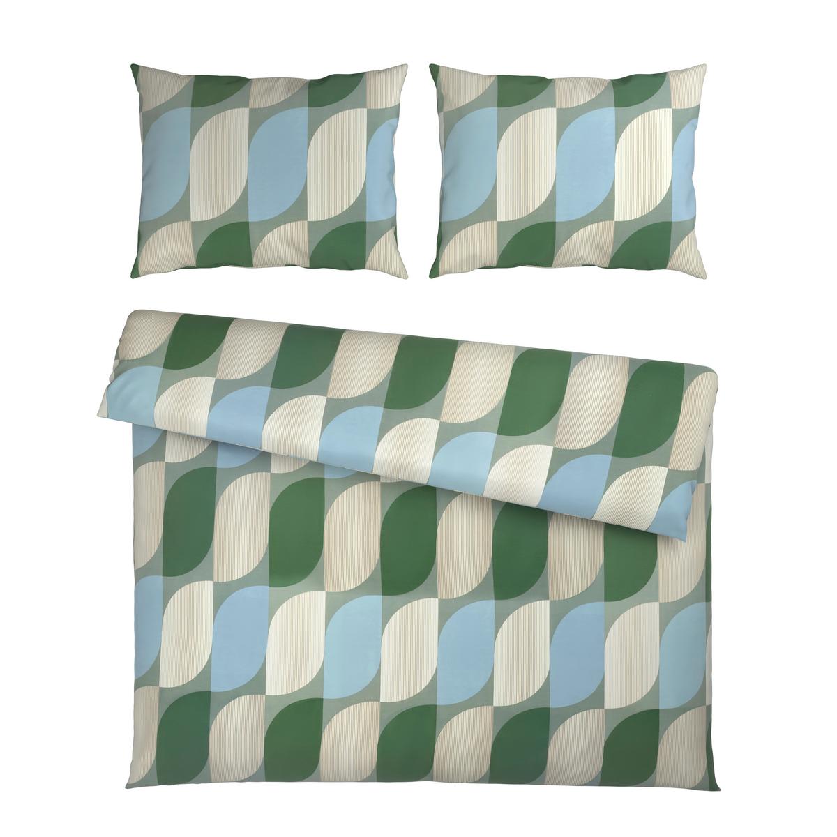 Lenjerie de pat Gala cca. 200x220/2x50x70 cm - albastru/petrol, textil (200/220cm) - Mömax