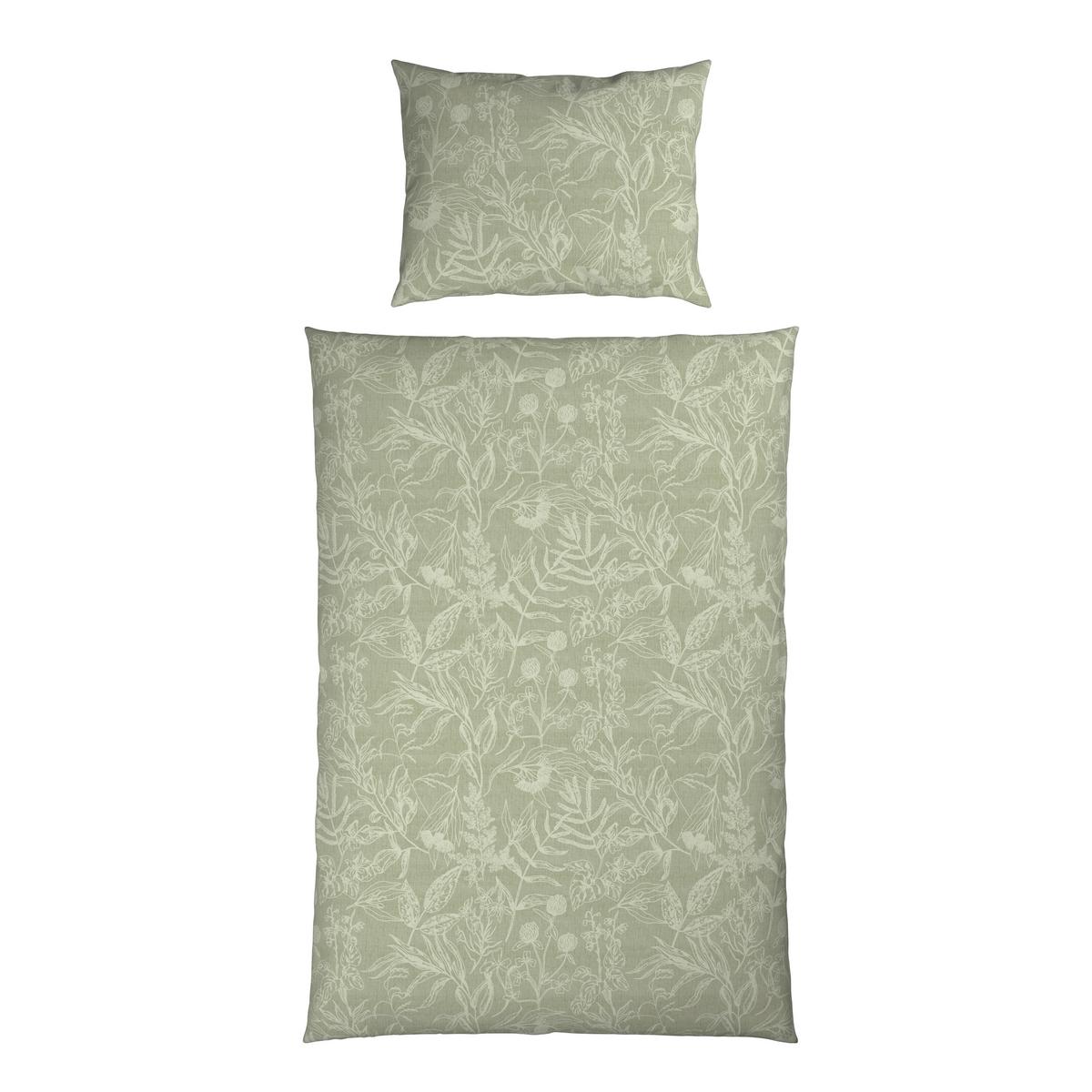Bettwäsche Tylpur Salbeigrün ca. 140x200cm - Salbeigrün, Textil (140/200cm) - Mömax