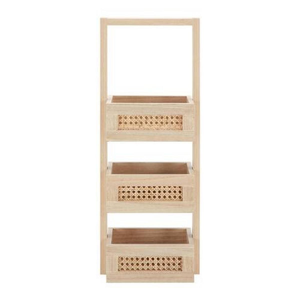 Regal Denis Naturfarben Echtholz/MDF - Naturfarben, MODERN, Holz/Holzwerkstoff (26,5/70,5/18cm) - Bessagi Home
