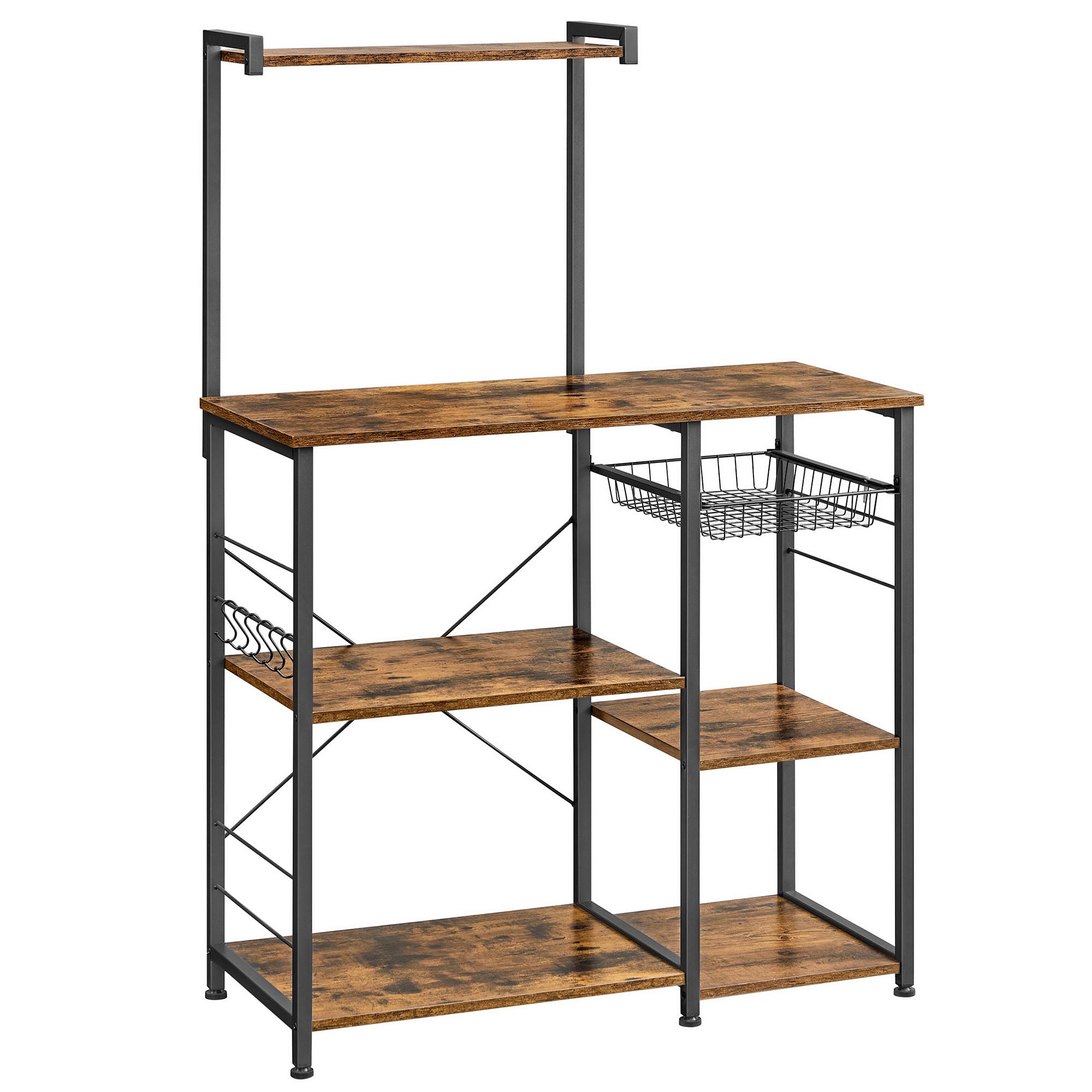 Regal Schwarz/ Dunkelbraun ca. 902x132x40 cm - Dunkelbraun/Schwarz, Trend, Holzwerkstoff/Metall (90/132/40cm) - MID.YOU