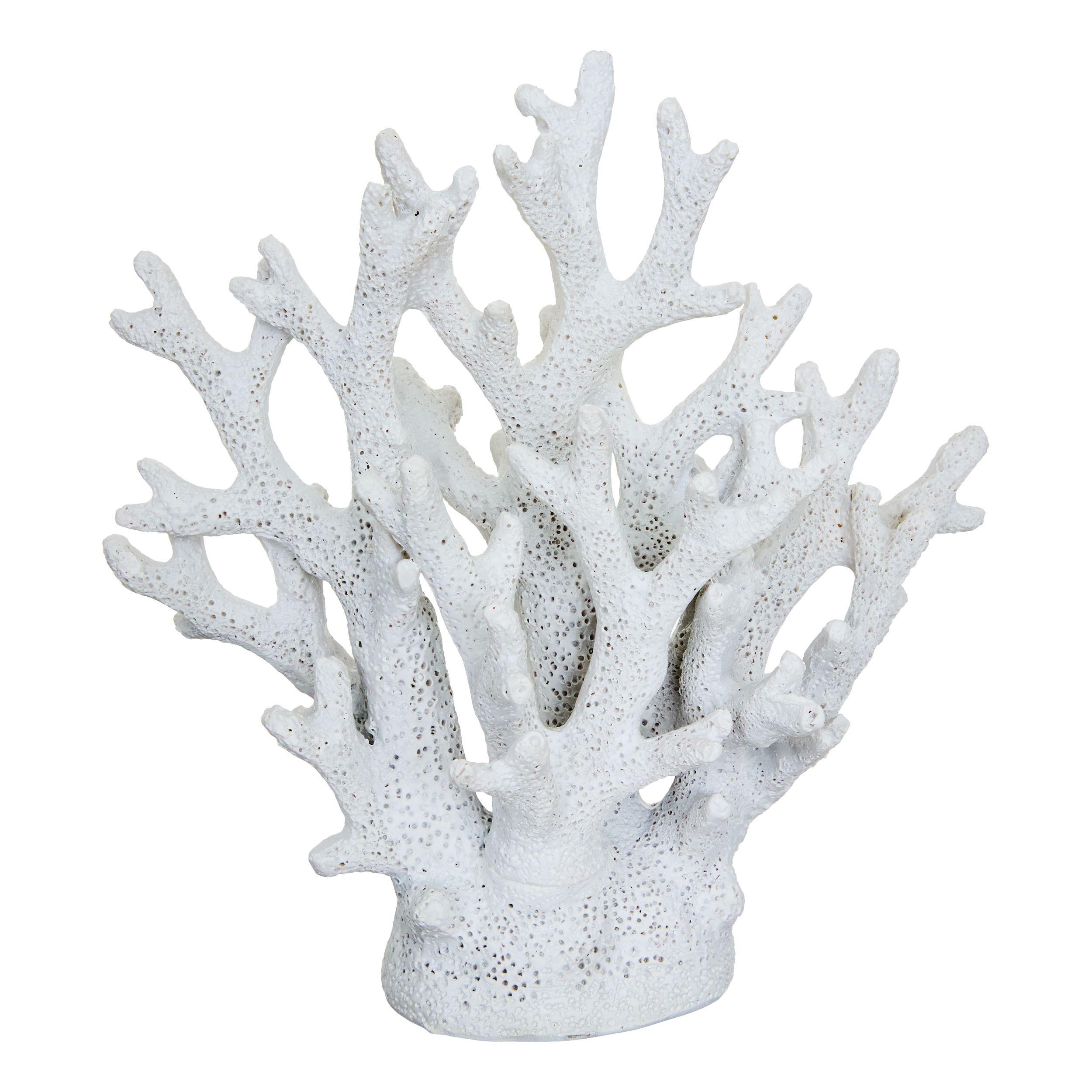 Coral decorativ Ocea cca. 17x8,5 cm - alb/roșu, Basics, plastic (17/17/8,5cm)