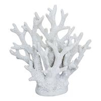Coral decorativ Ocea cca. 17x8,5 cm - alb/roșu, Basics, plastic (17/17/8,5cm)