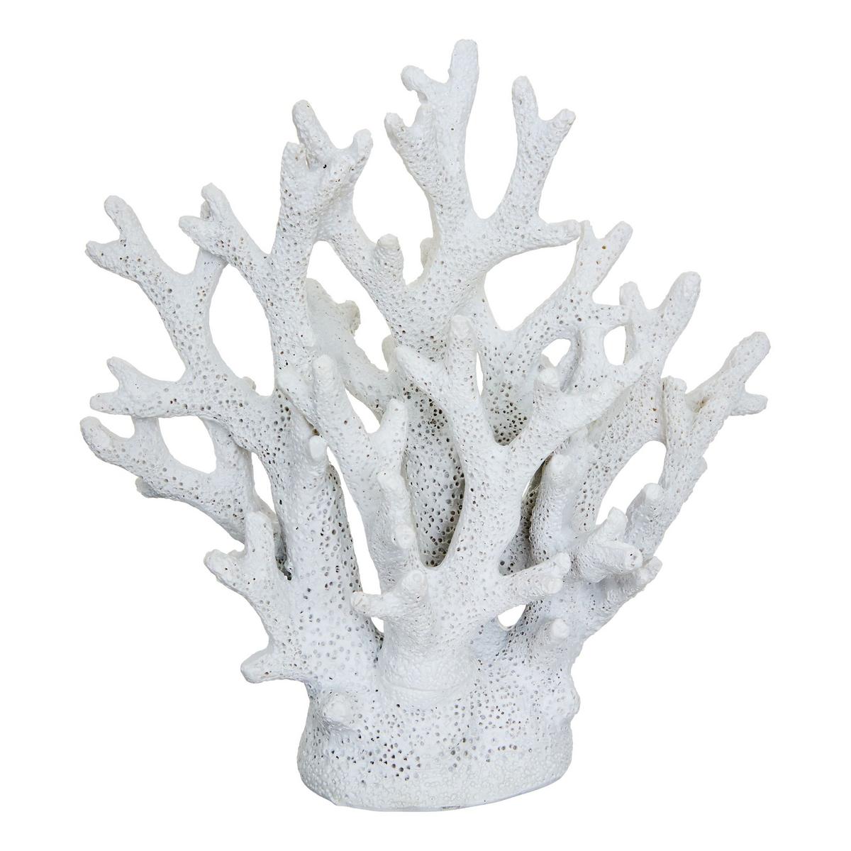 Coral decorativ Ocea cca. 17x8,5 cm - alb/roșu, Basics, plastic (17/17/8,5cm)
